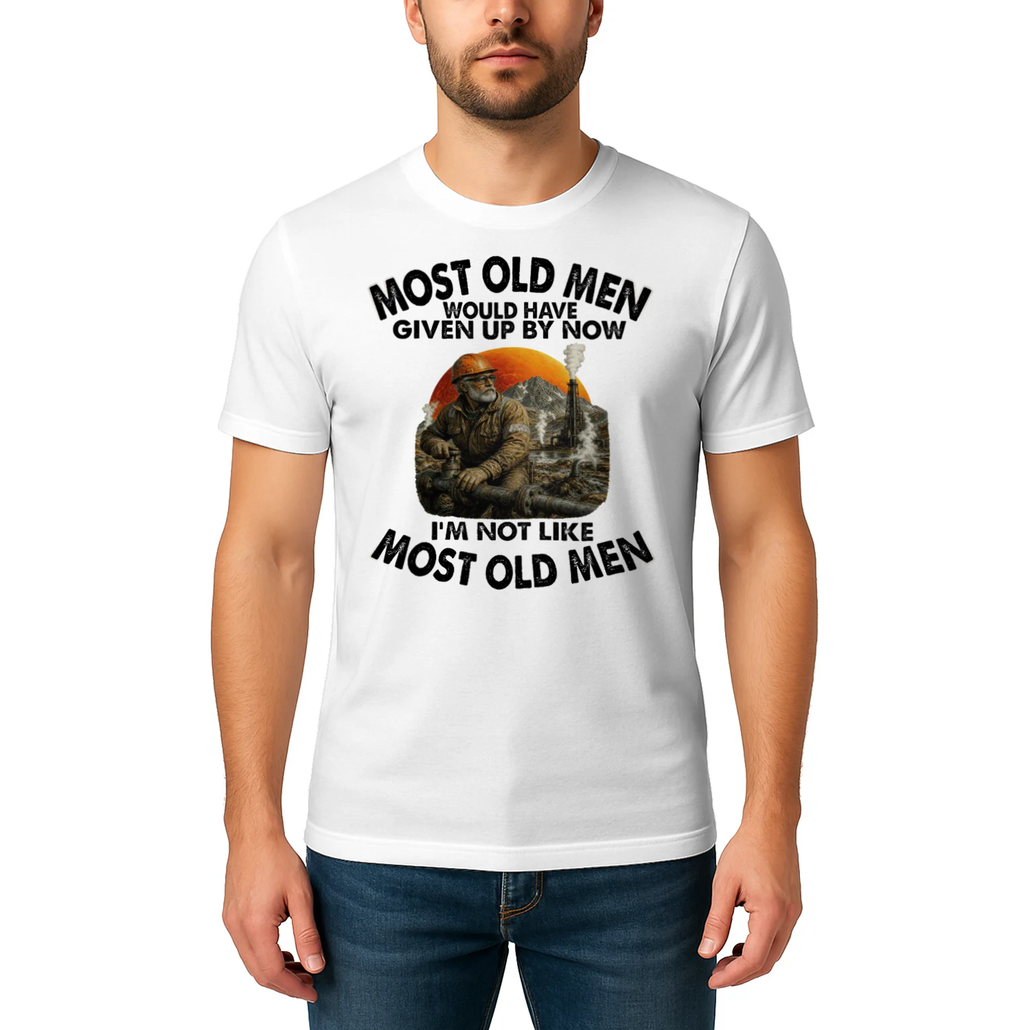 Most Old Men Give Up By Now Geothermal Tech GEO0002