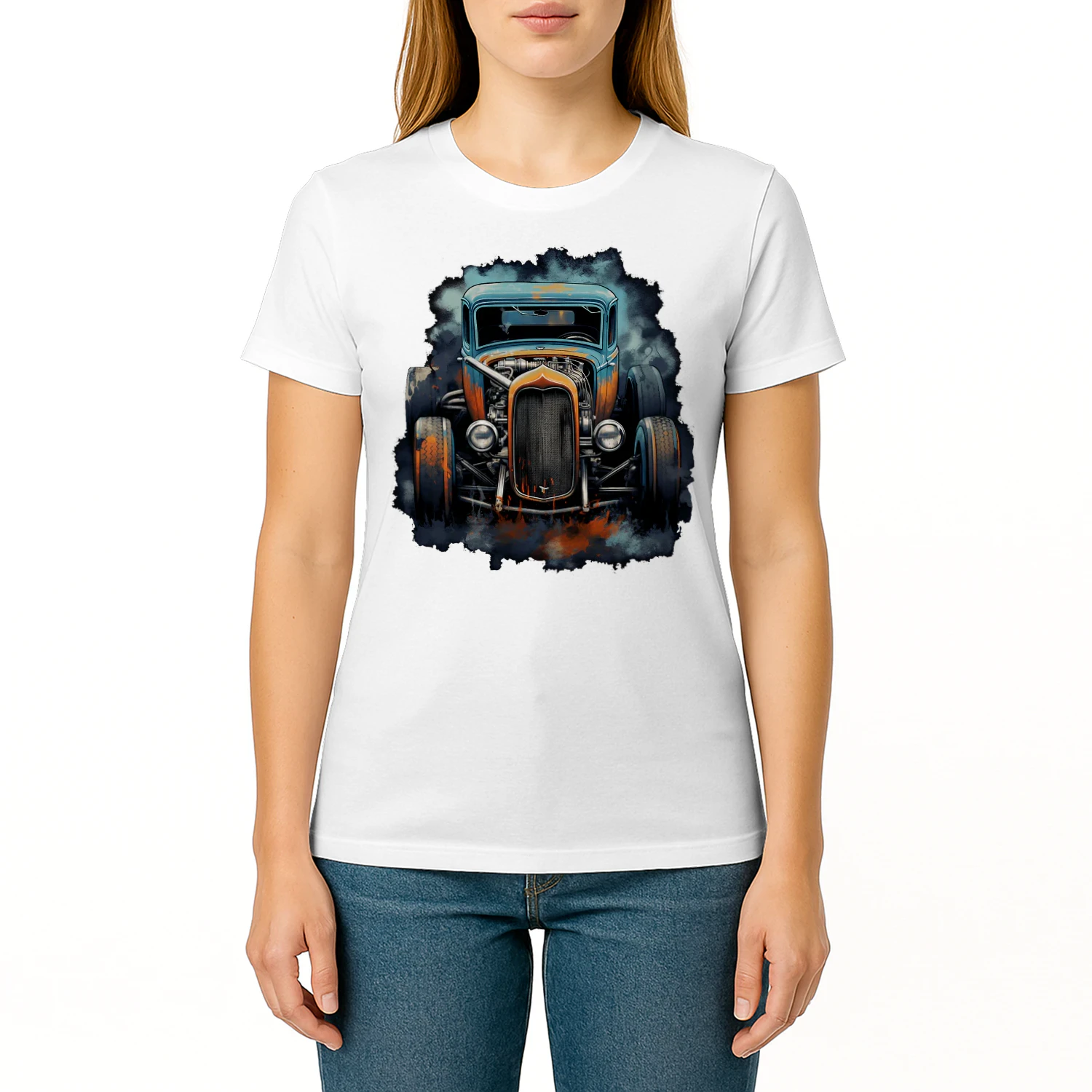 Rust Bucket Hot Rod Rat Rod Vintage Classic Car Men Hot Rod T Shirt HRD0196