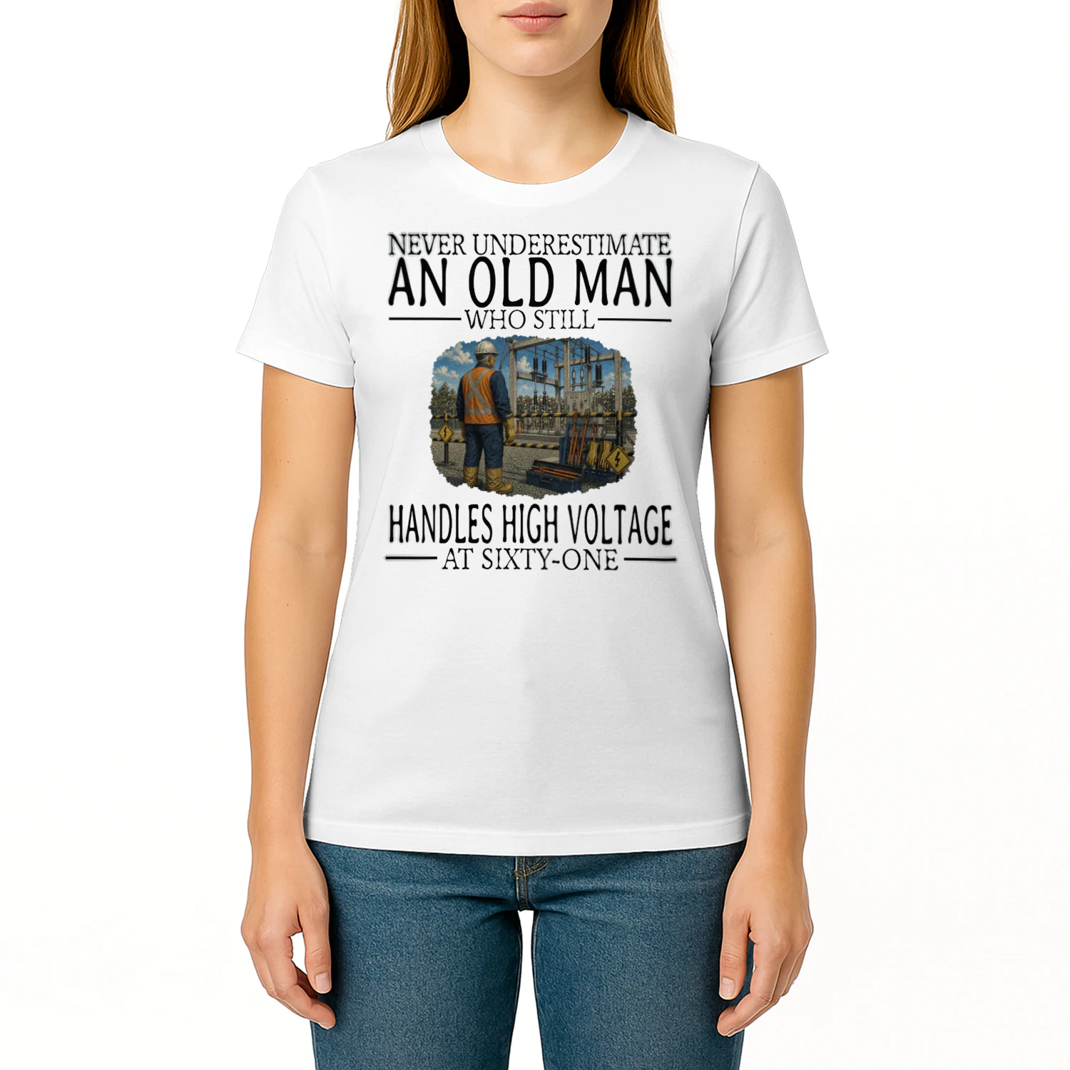 Never Underestimate An Old Man Who Still Handles High Voltage At Sixty One HIG0005