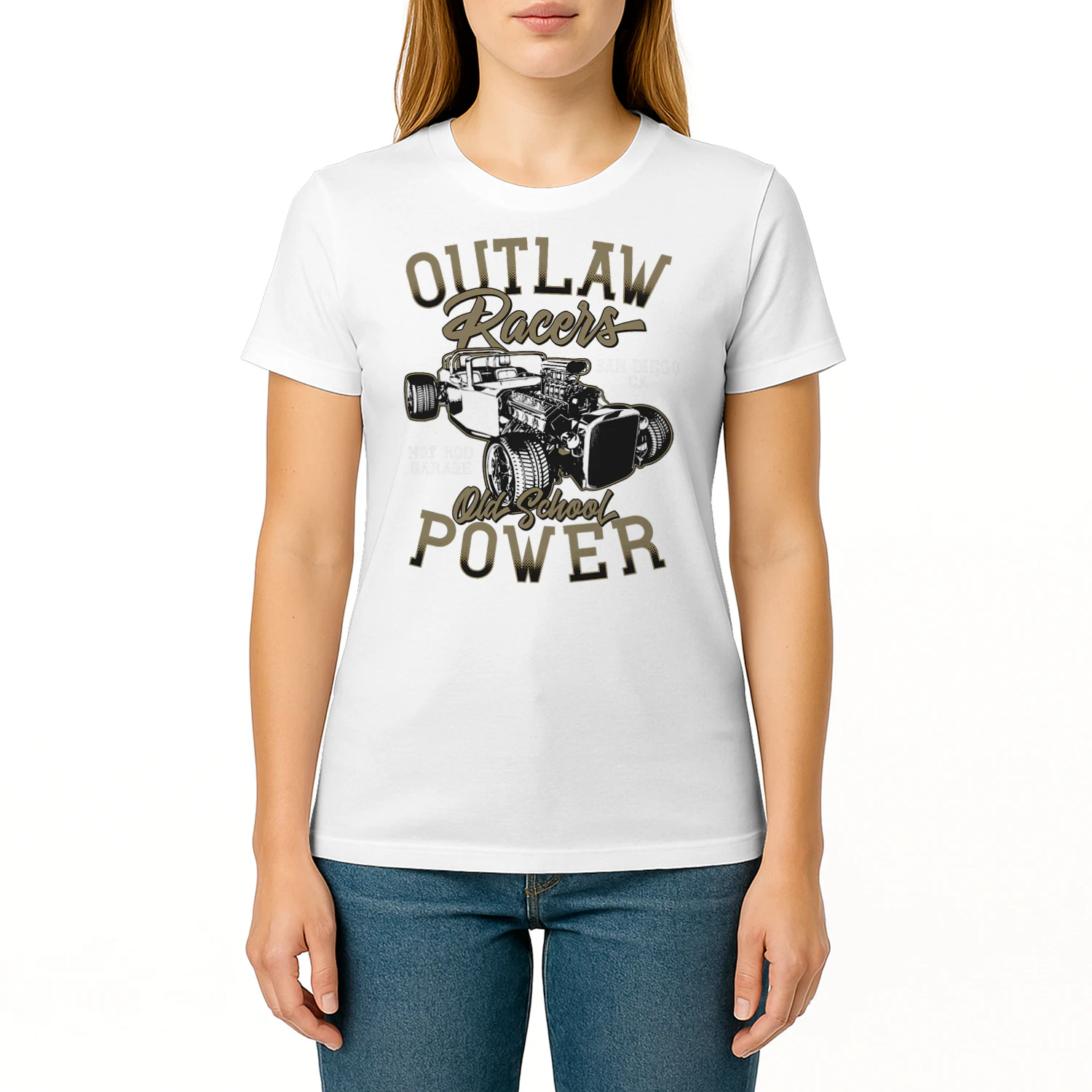 Vintage Hot Rod Classic Cars Speed And Power Racers Hot Rod T Shirt HRD0223