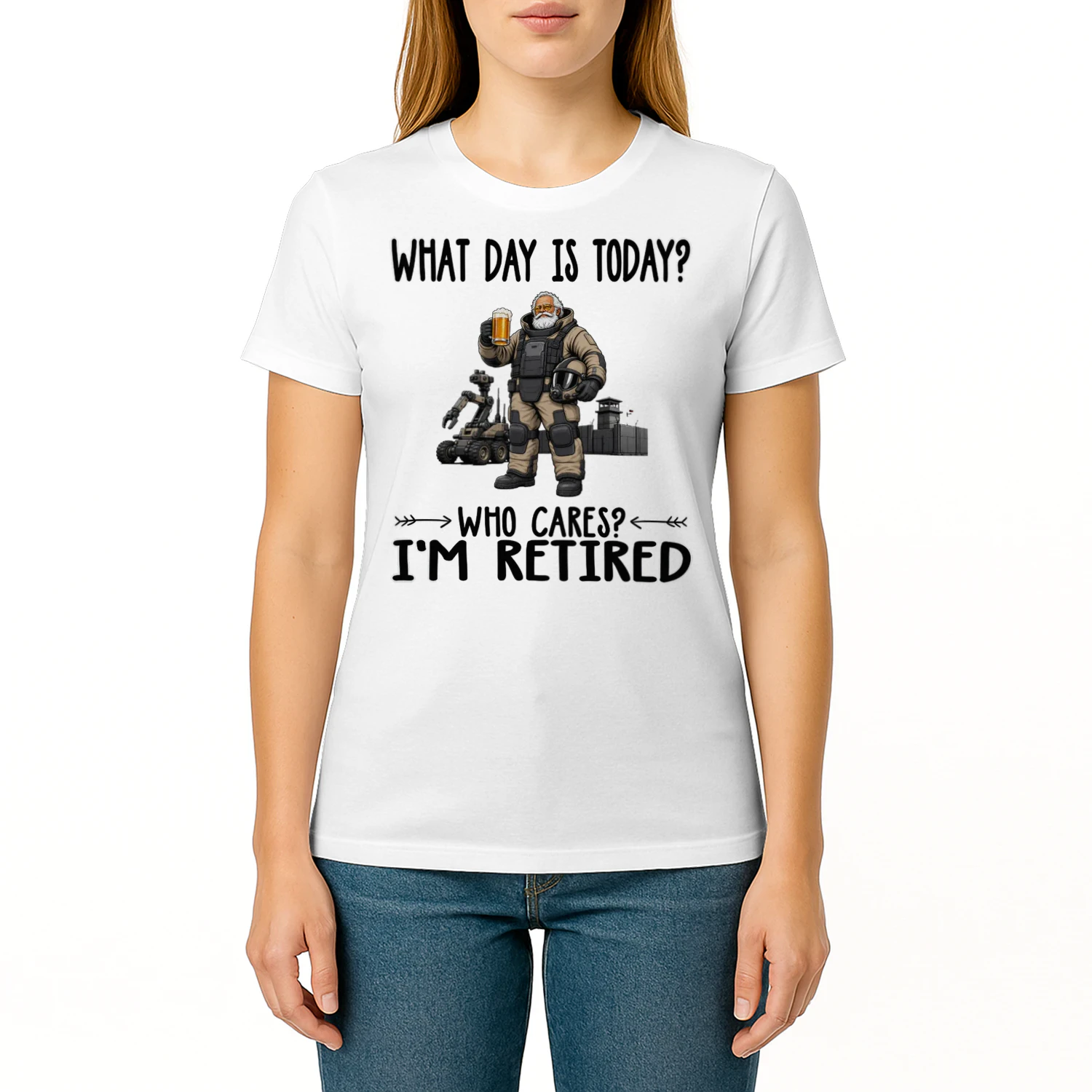 What Day Is Today Who Cares Im Retired BOM0012
