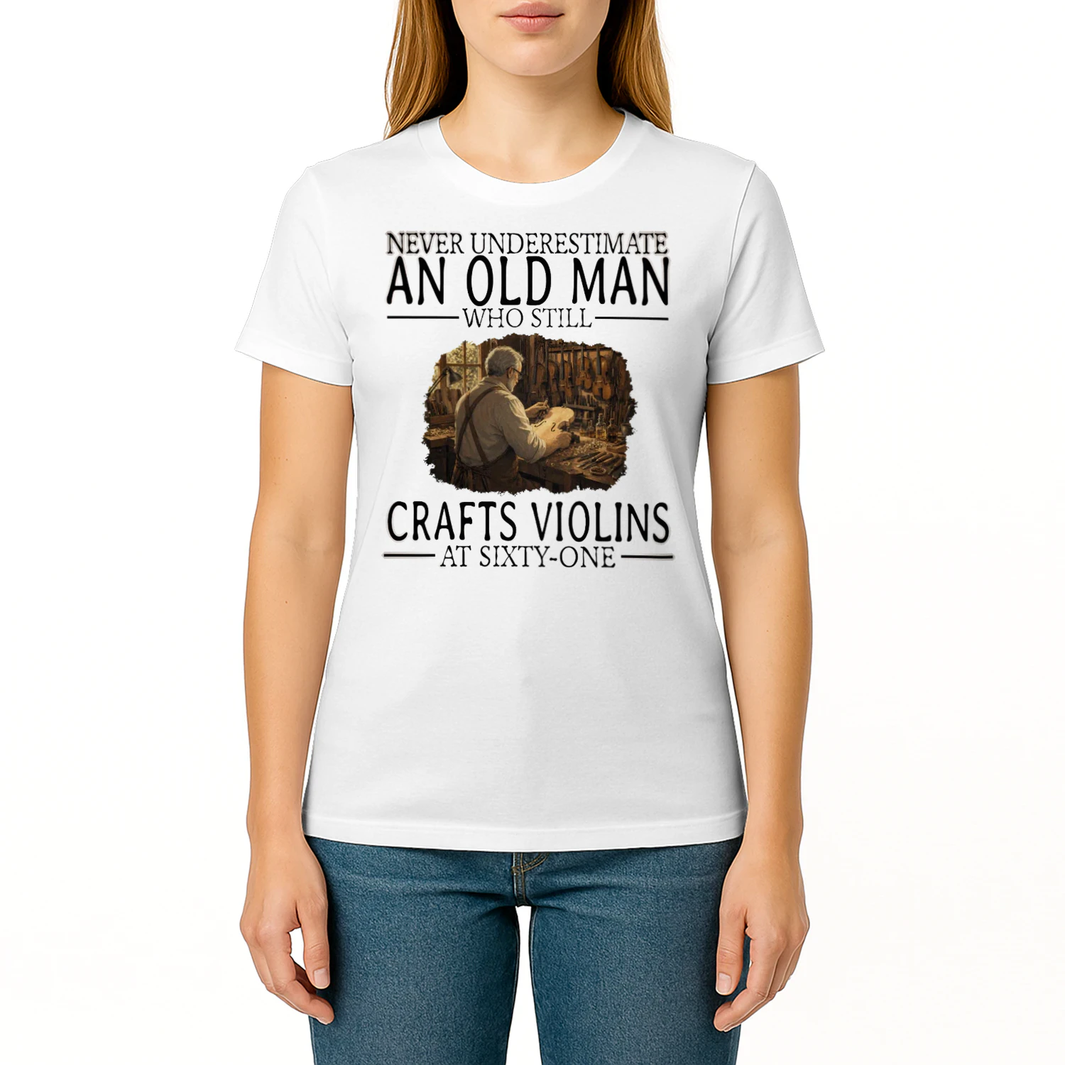 Never Underestimate An Old Man Who Still Crafts Violins At Sixty One VIO0005