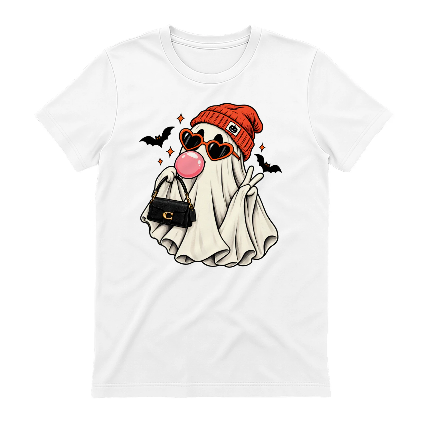 Coach Lover Halloween, Cute Ghost Purse, Spooky Season, Handbag Lover Gift 