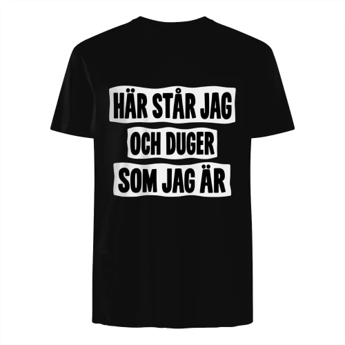 Här står jag och duger som jag är