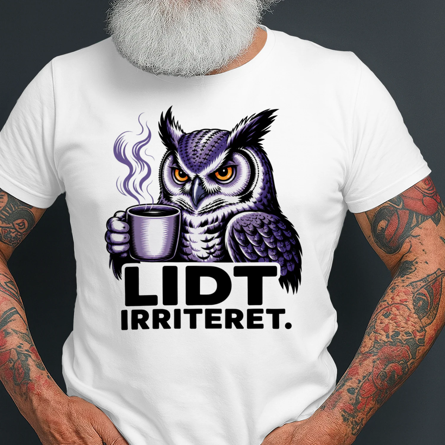 LIDT IRRITERET.