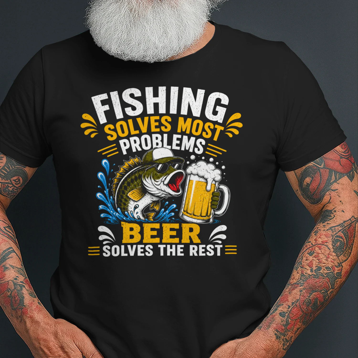 FISHING SOLVES MOST 