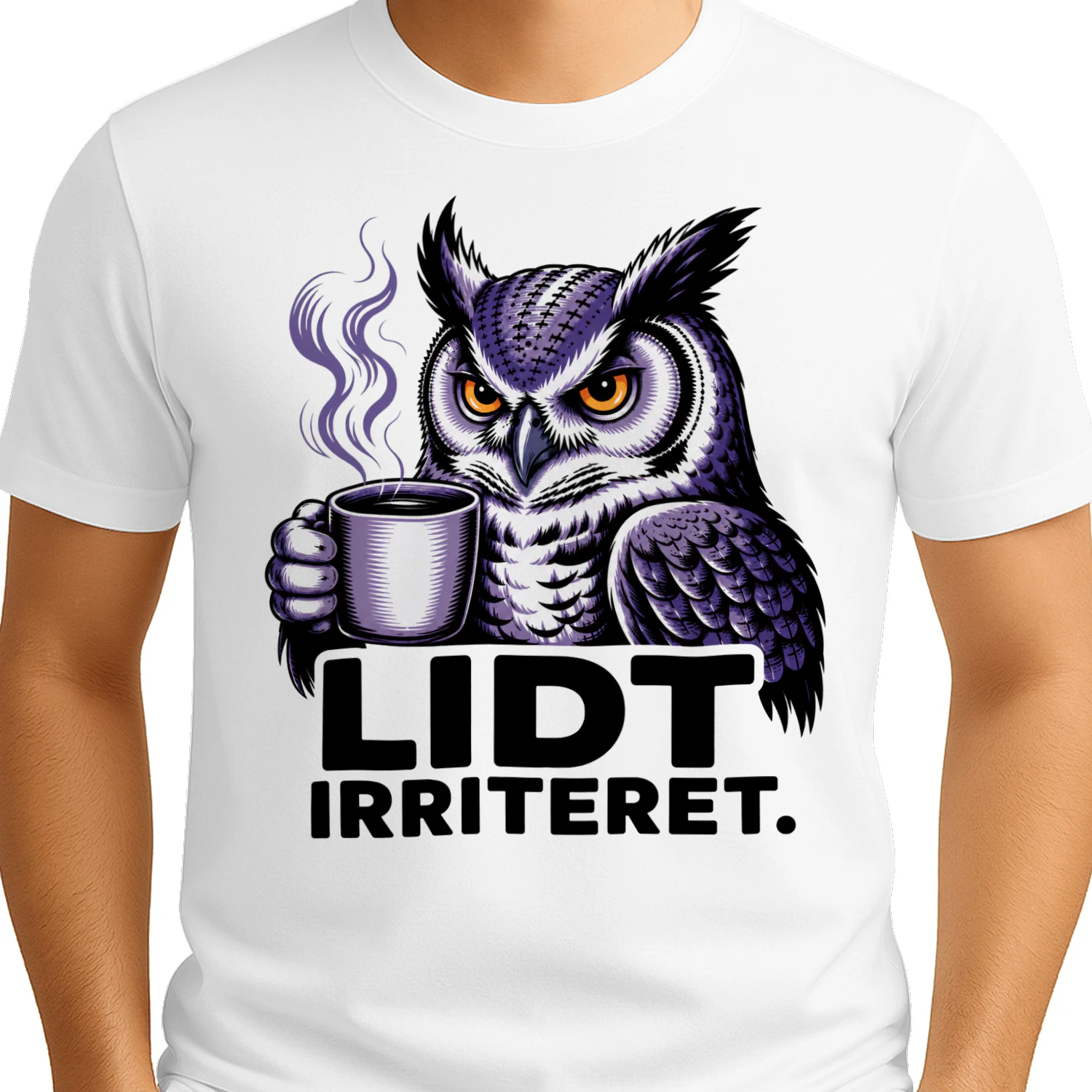 LIDT IRRITERET.