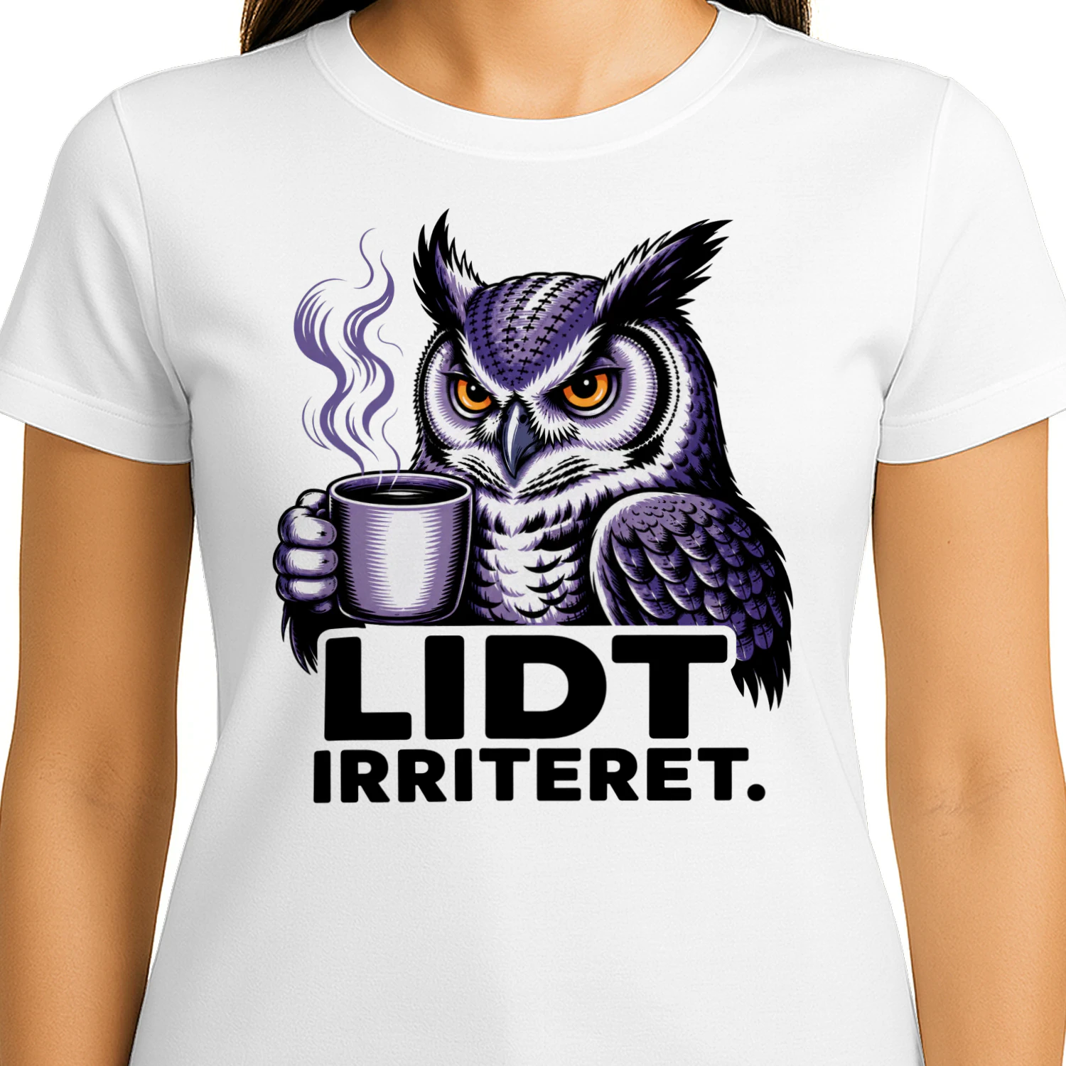 LIDT IRRITERET.