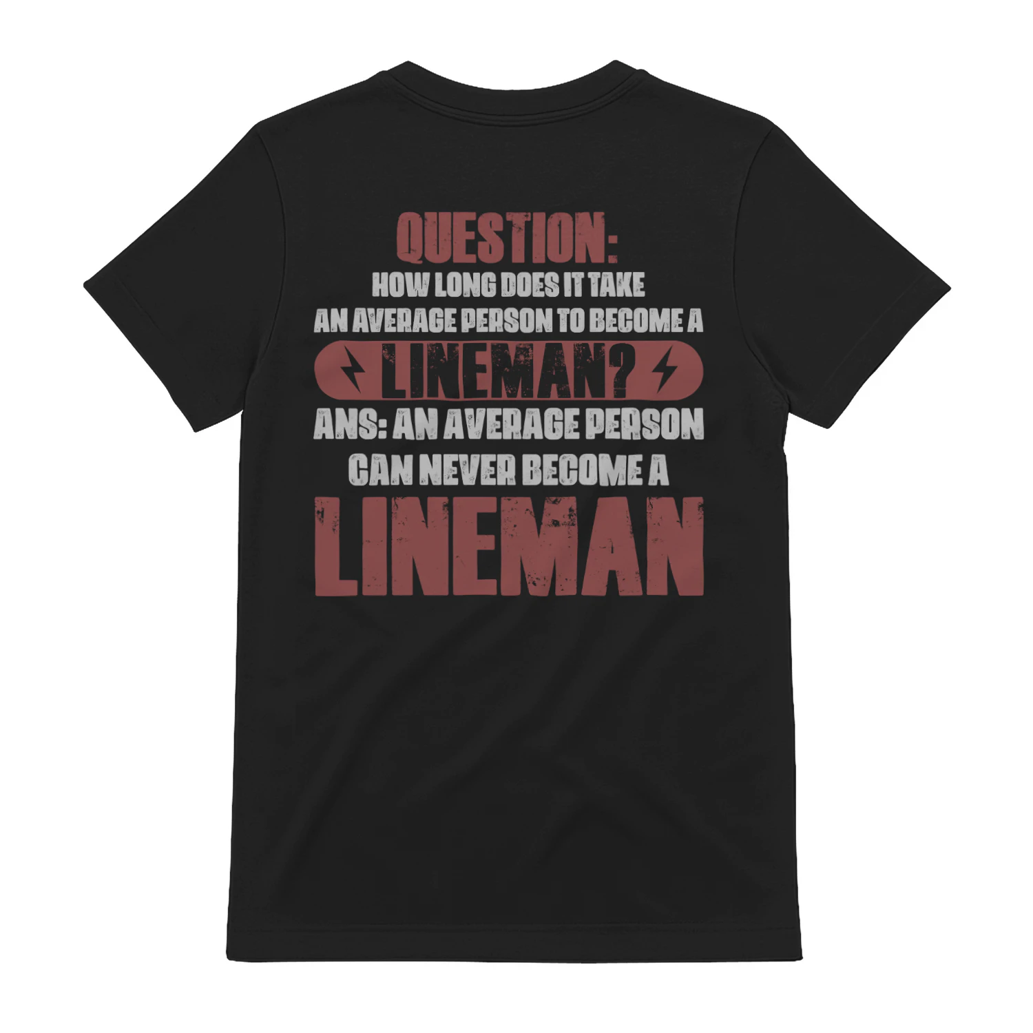 An average person can never become a Lineman