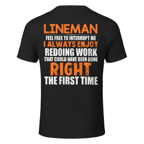 LINEMAN - Enjoy Redoing Work