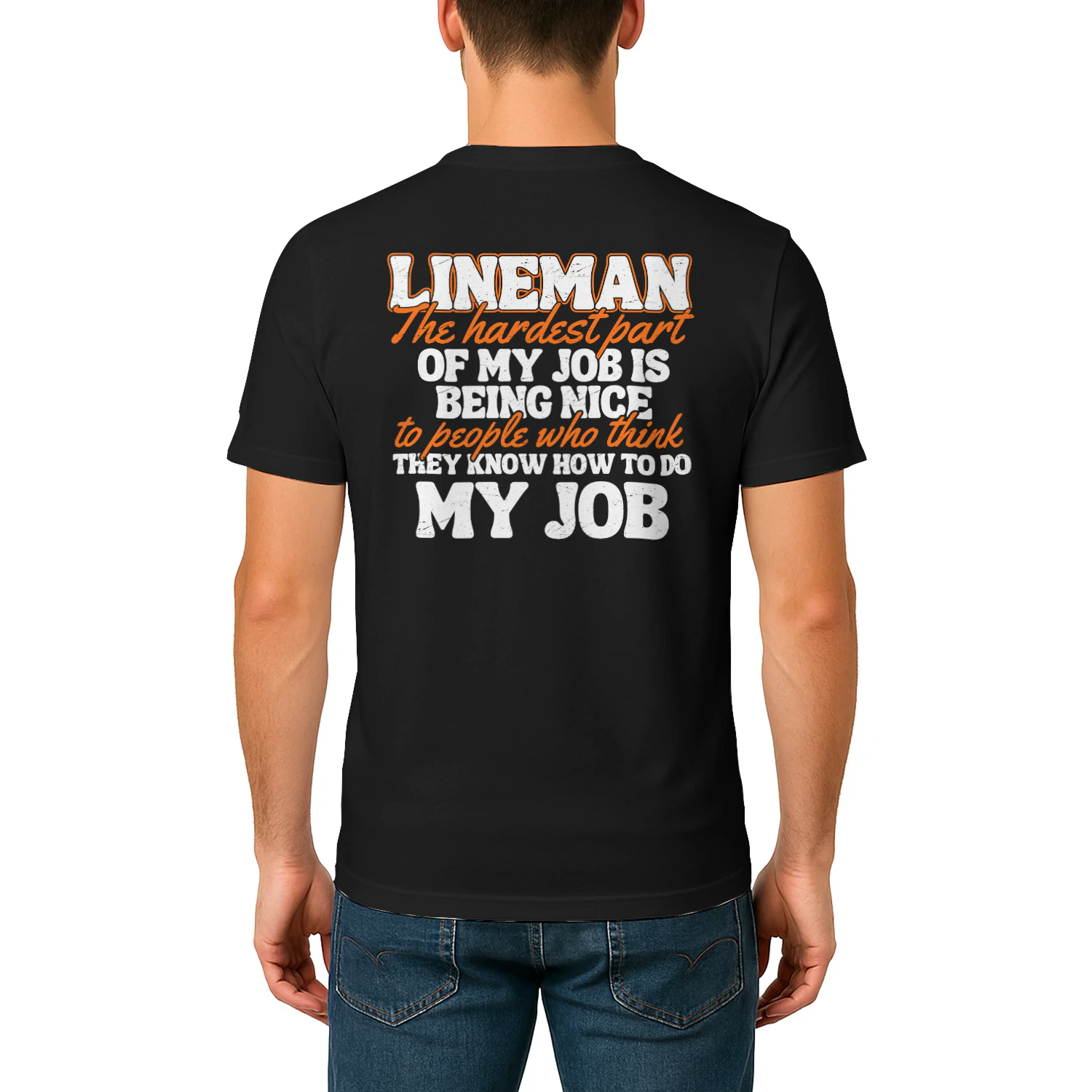 Only the strongest men become linemen