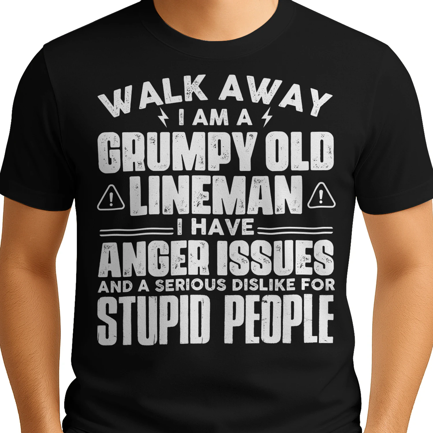 Walk Away I Am A Grumpy Old Lineman