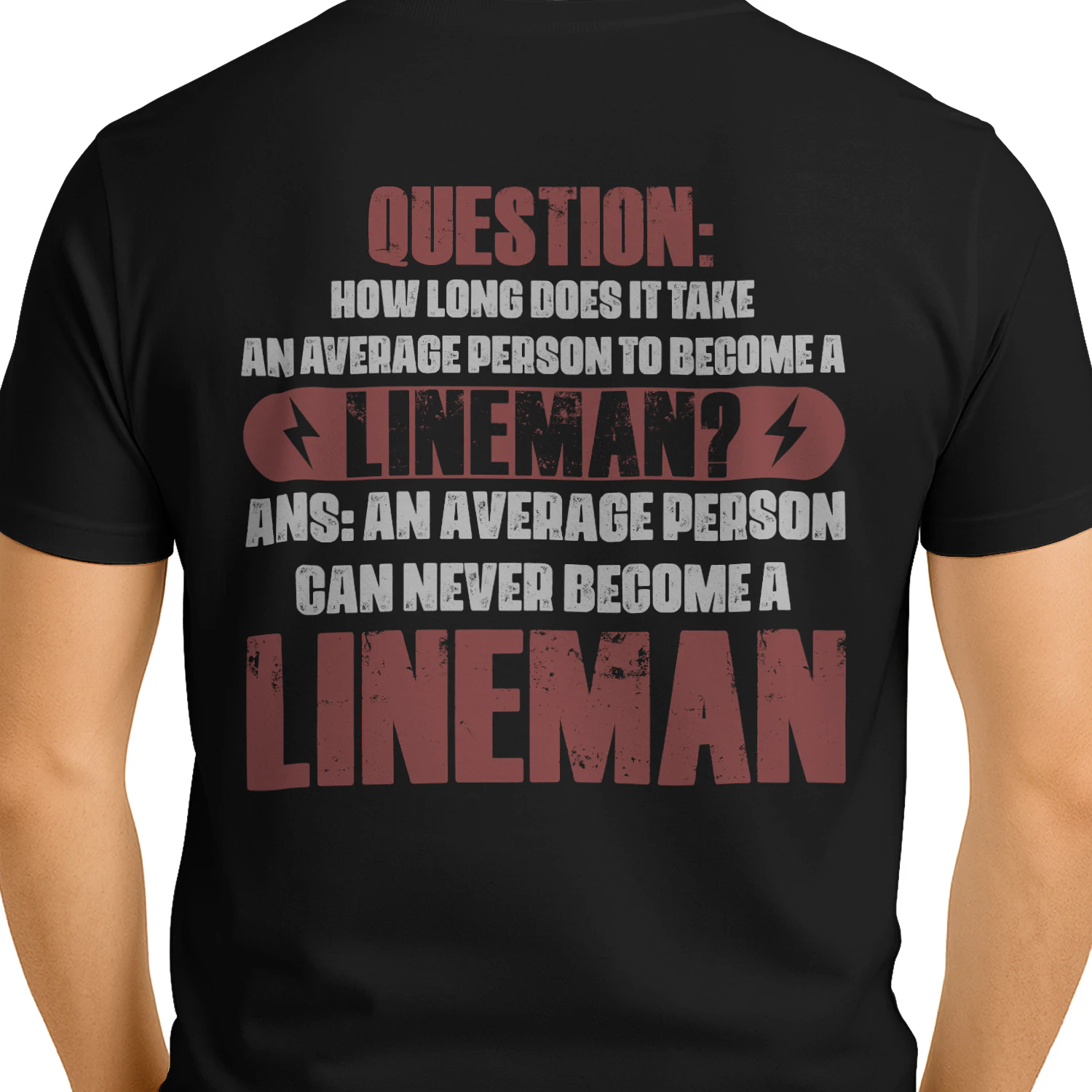 An average person can never become a Lineman