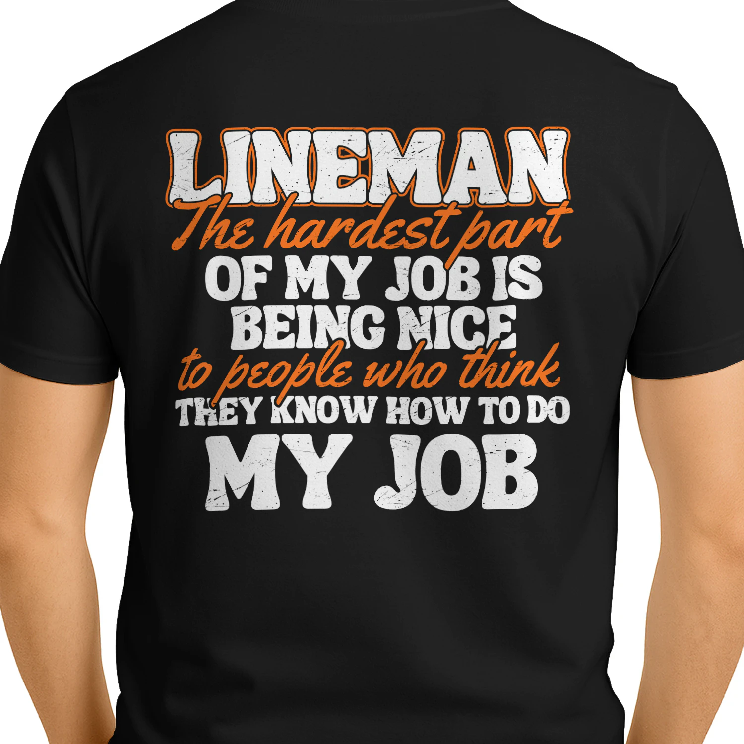 Only the strongest men become linemen
