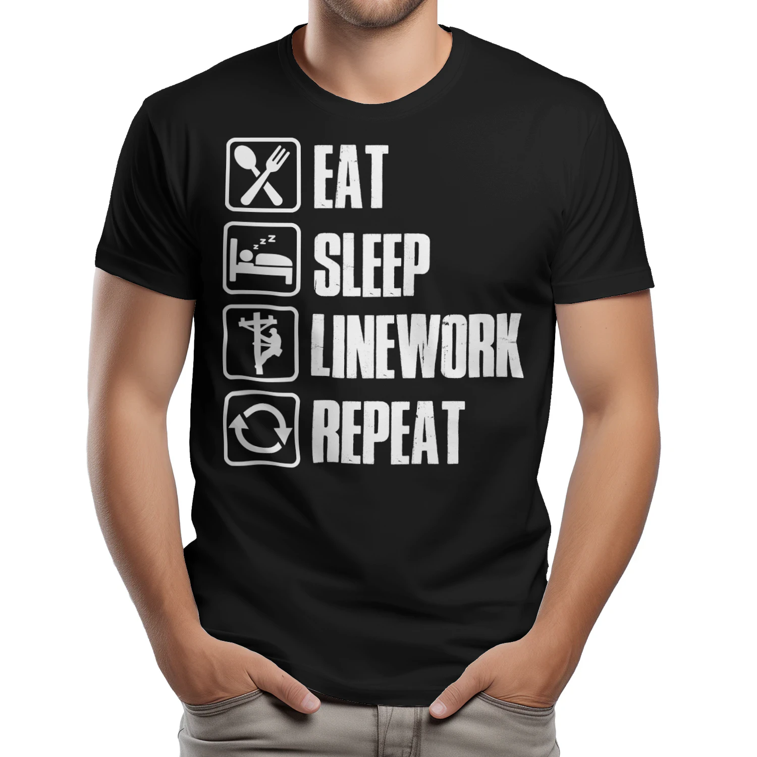 EAT - SLEEP - LINEWORK - REPEAT