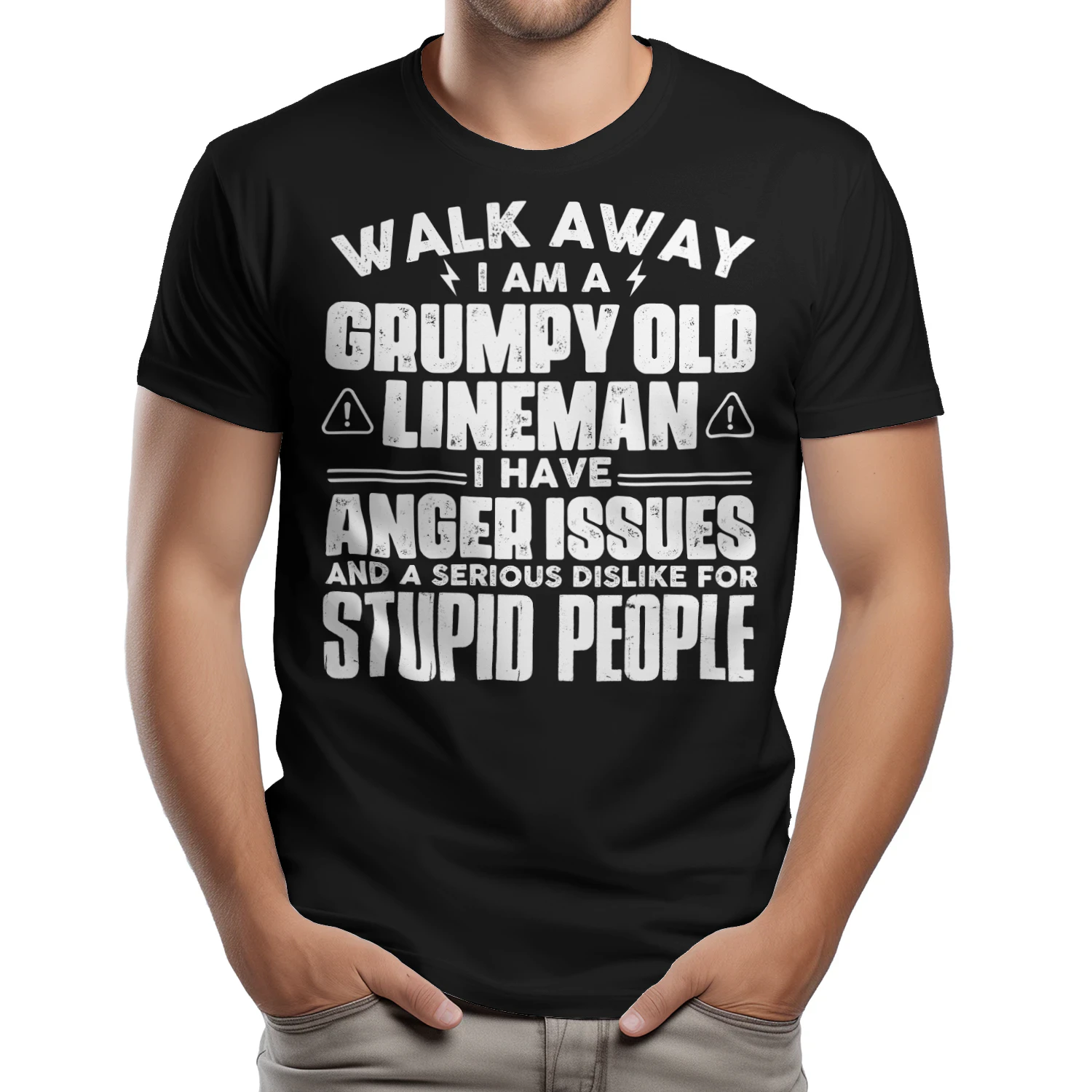 Walk Away I Am A Grumpy Old Lineman