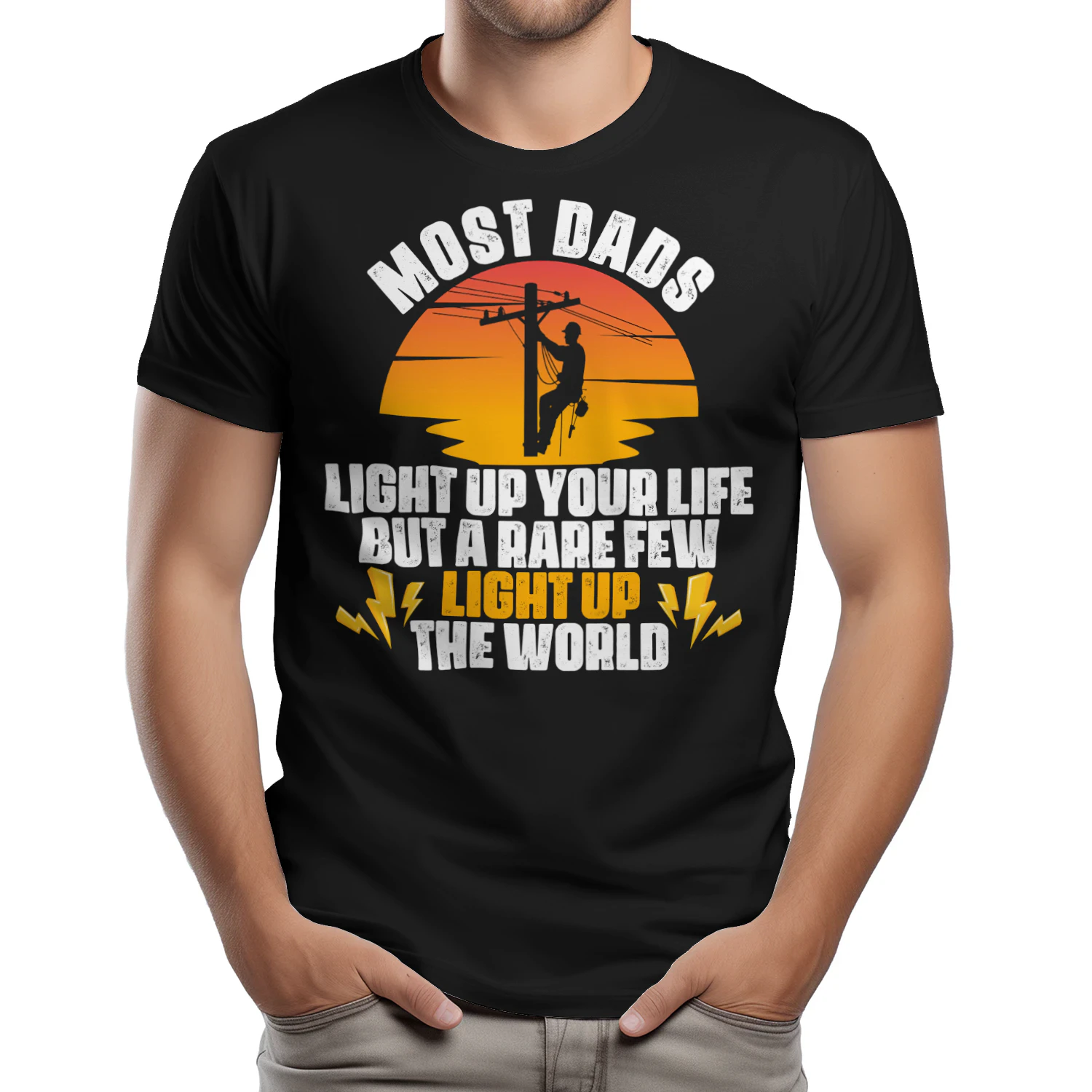 LINEMAN DAD LIGHT UP THE WORLD