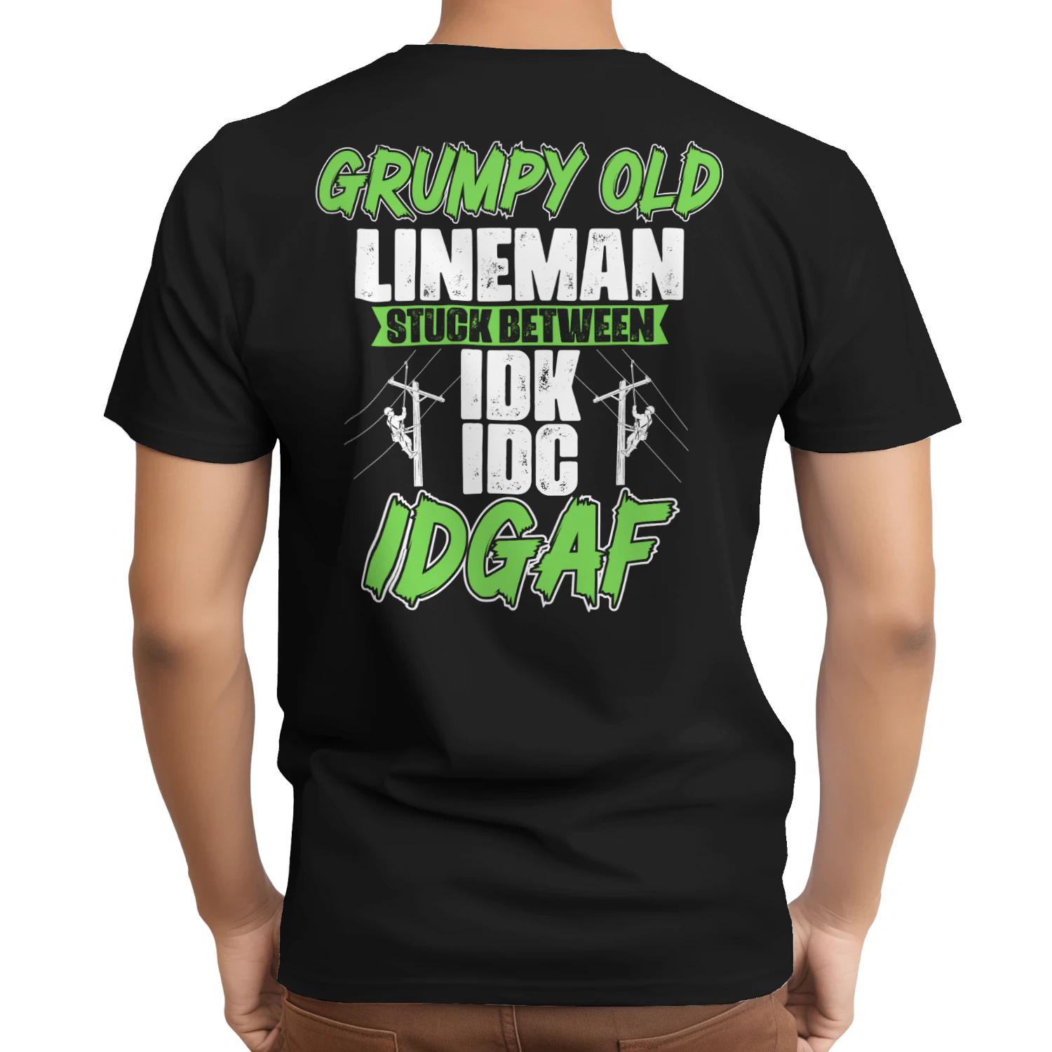 GRUMPY OLD LINEMAN STUCK BETWEEN IDK IDC IDGAF