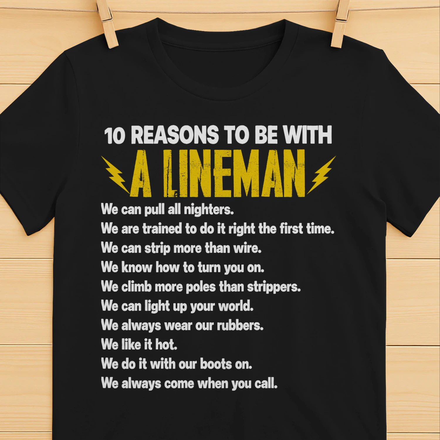 10 REASONS TO BE WITH LINEMAN