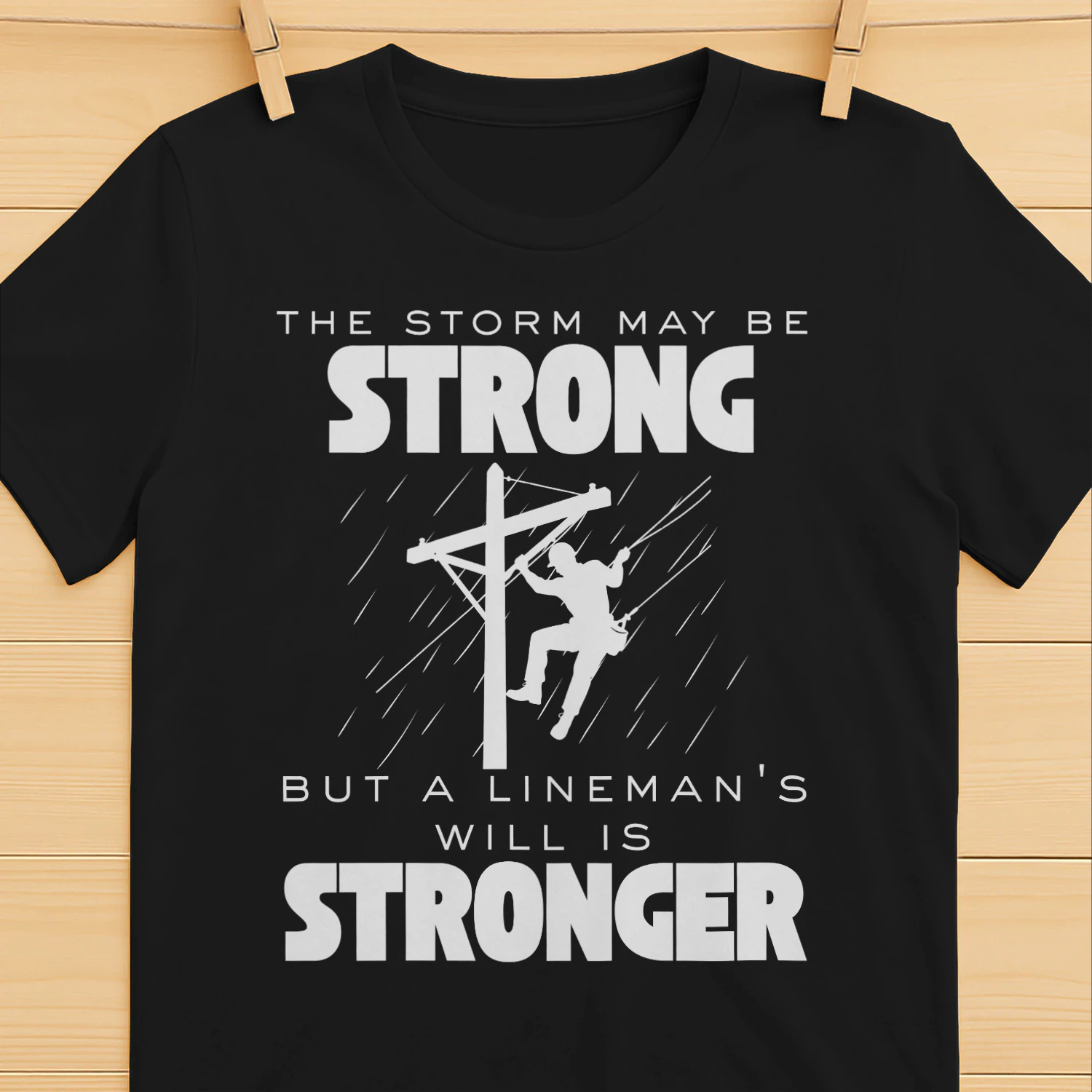 but a lineman's will is stronger