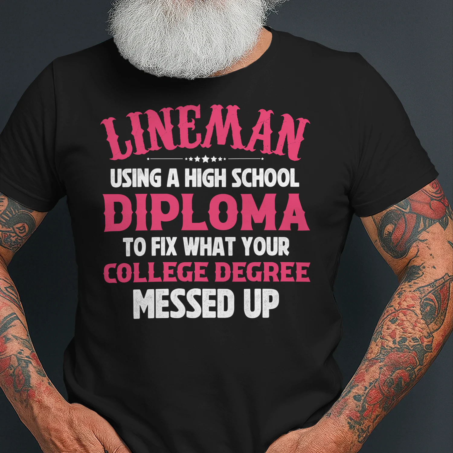 Lineman - Fix your college degree messed up
