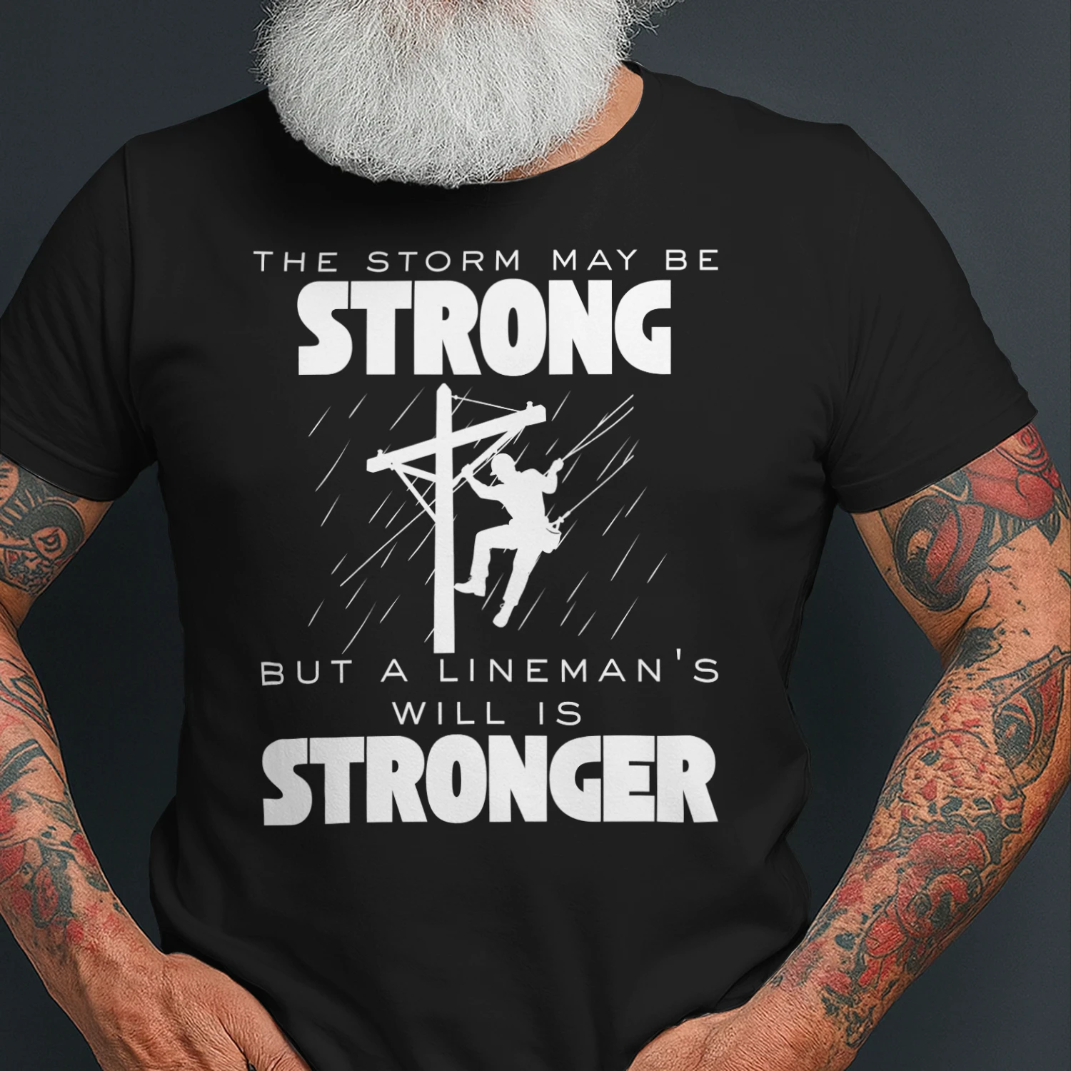 but a lineman's will is stronger