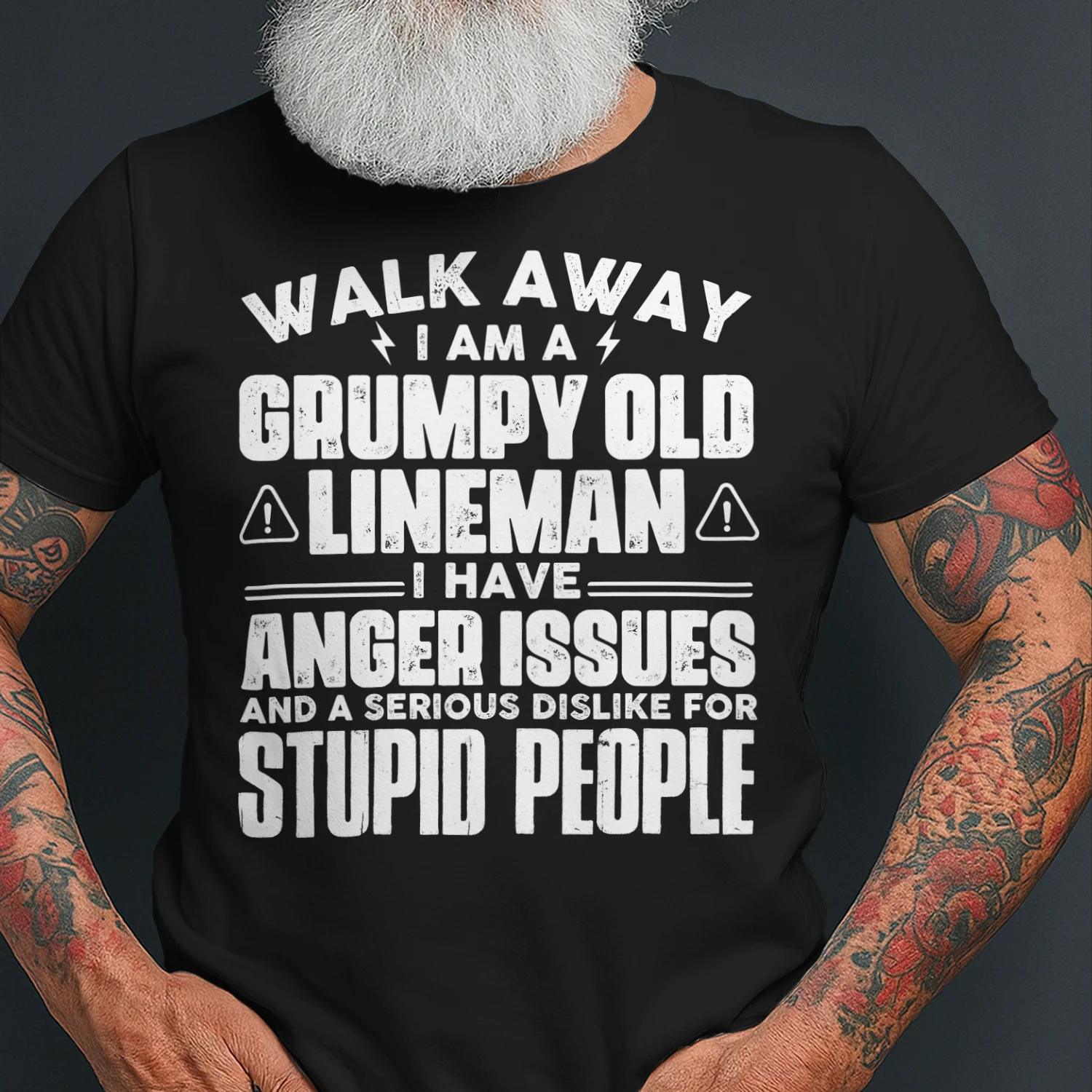 Walk Away I Am A Grumpy Old Lineman