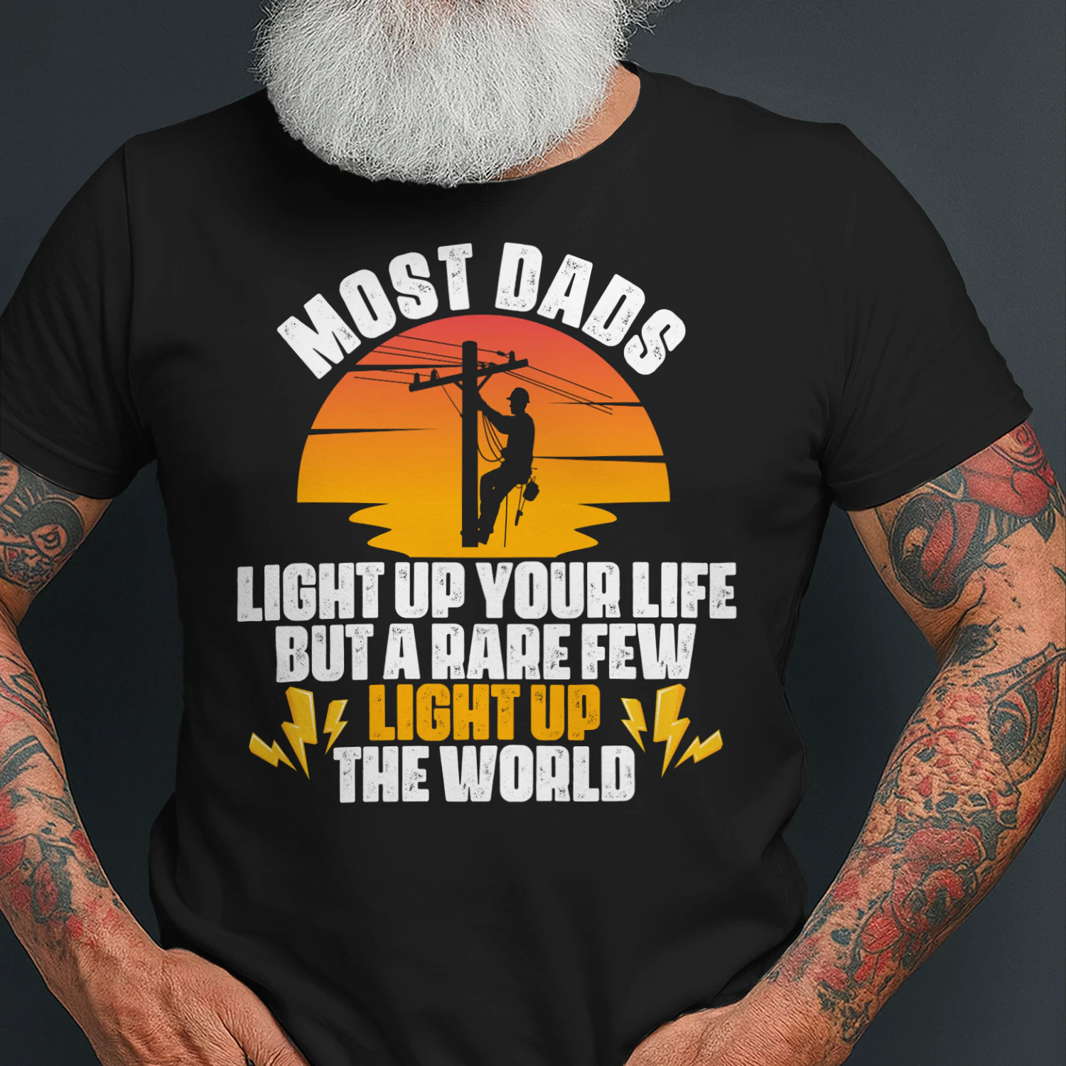 LINEMAN DAD LIGHT UP THE WORLD