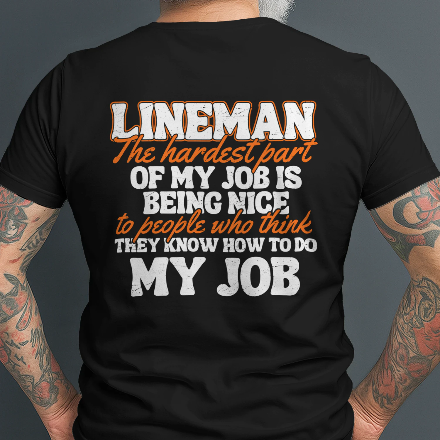 Only the strongest men become linemen
