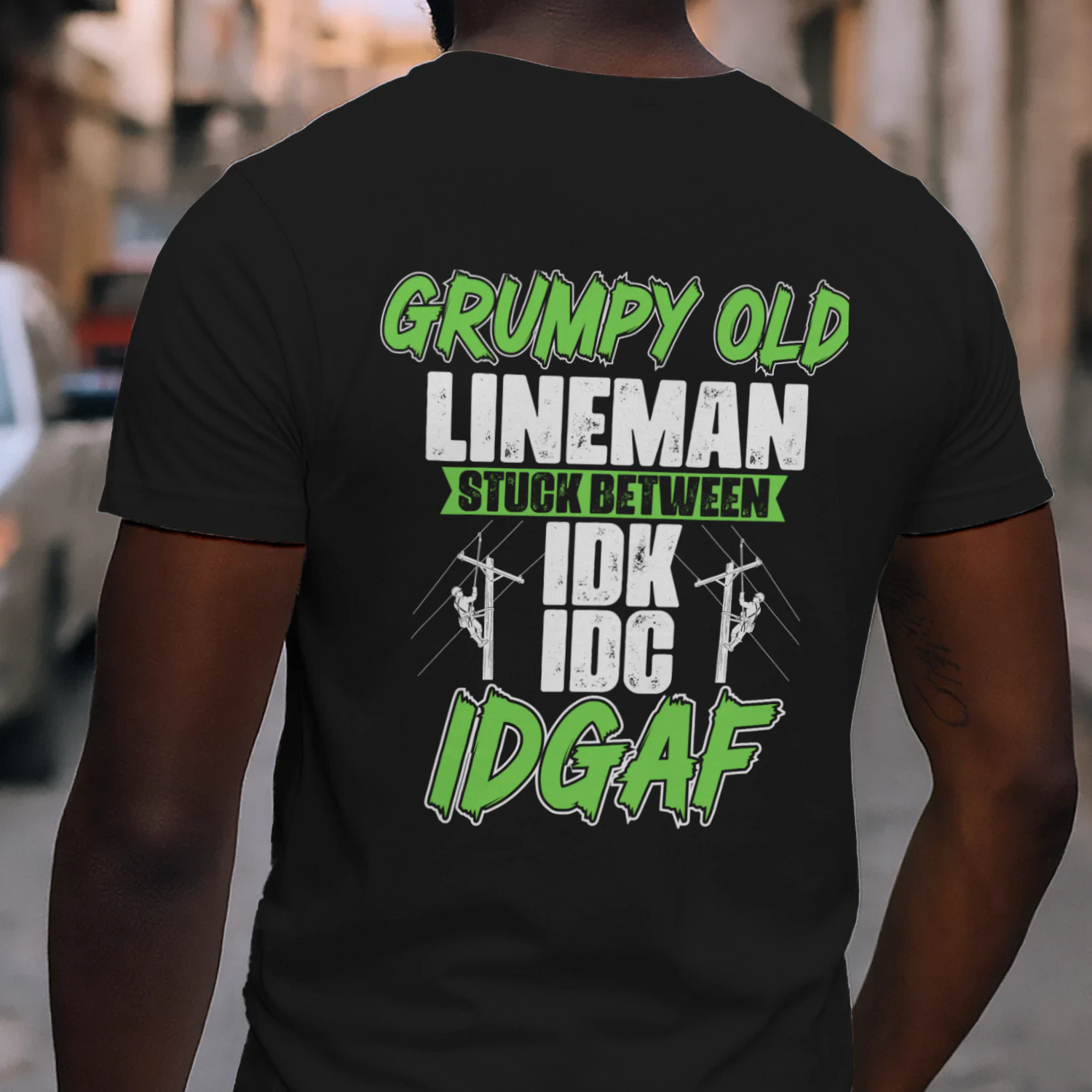 GRUMPY OLD LINEMAN STUCK BETWEEN IDK IDC IDGAF