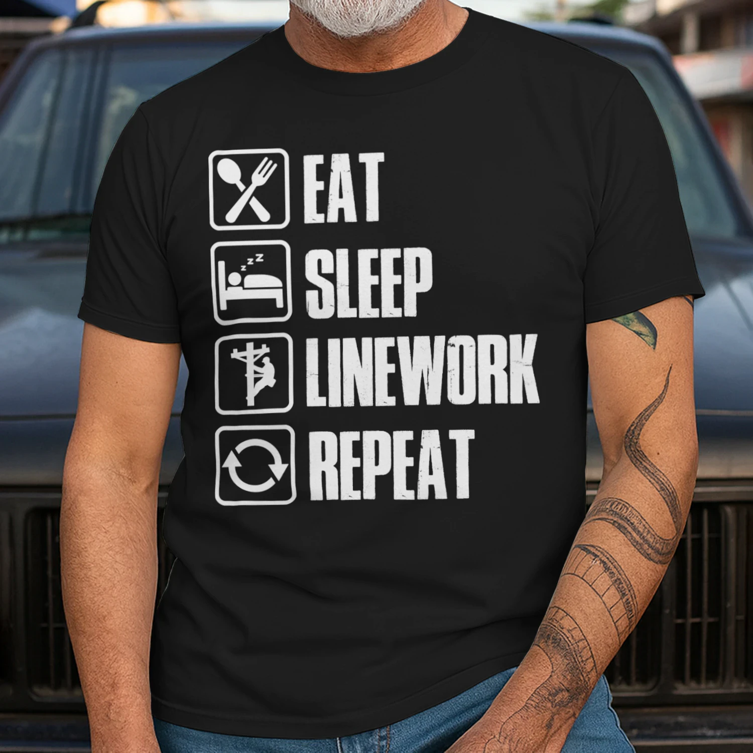 EAT - SLEEP - LINEWORK - REPEAT