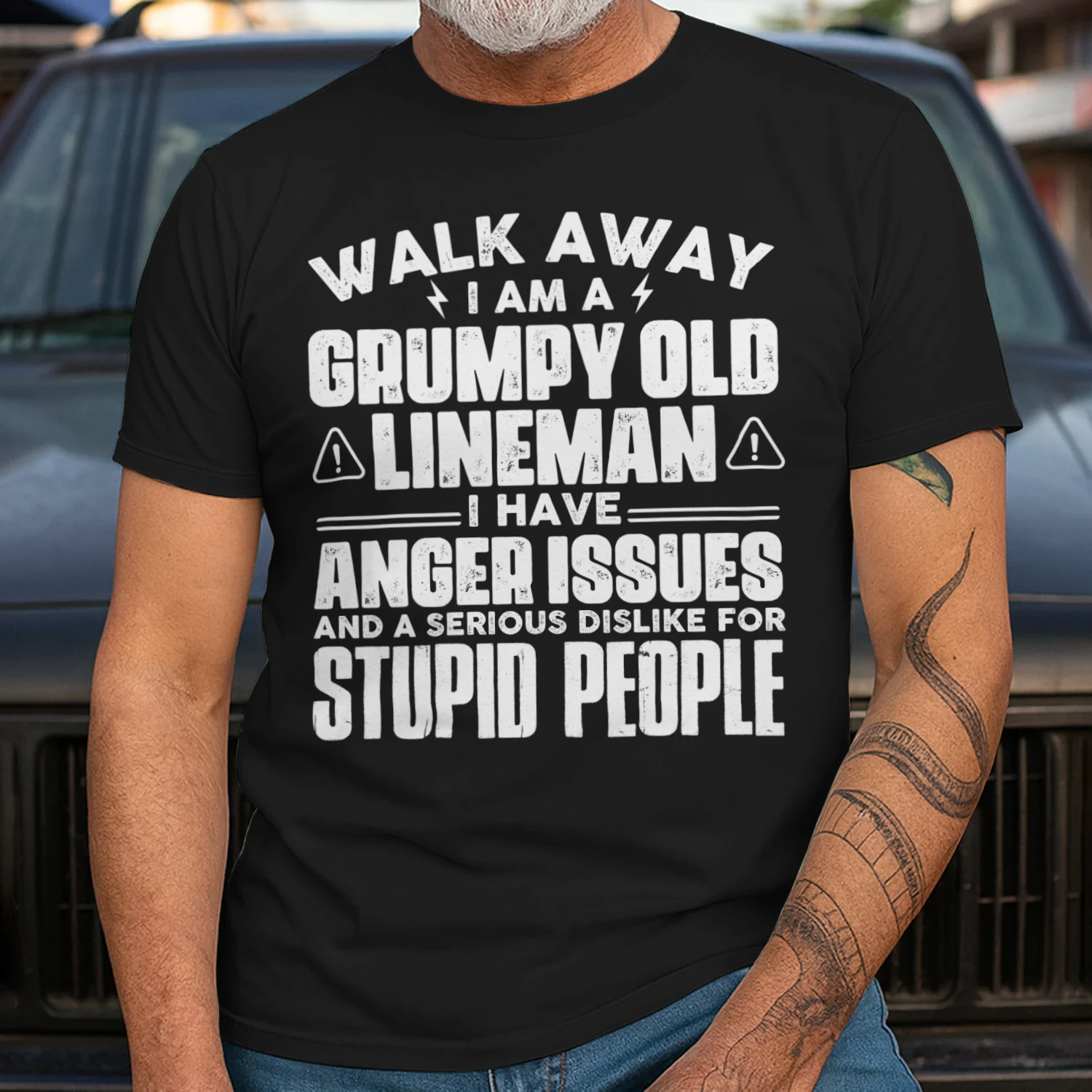 Walk Away I Am A Grumpy Old Lineman