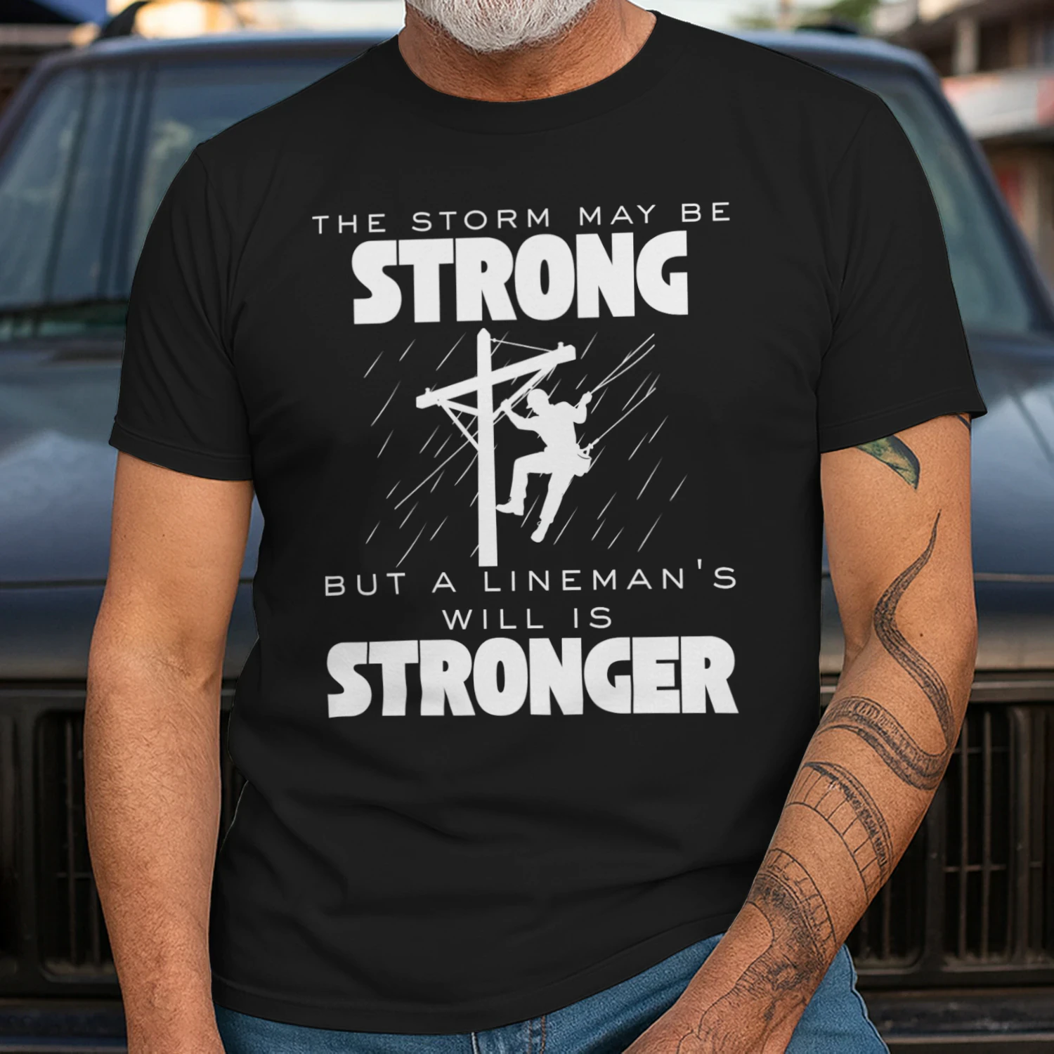 but a lineman's will is stronger