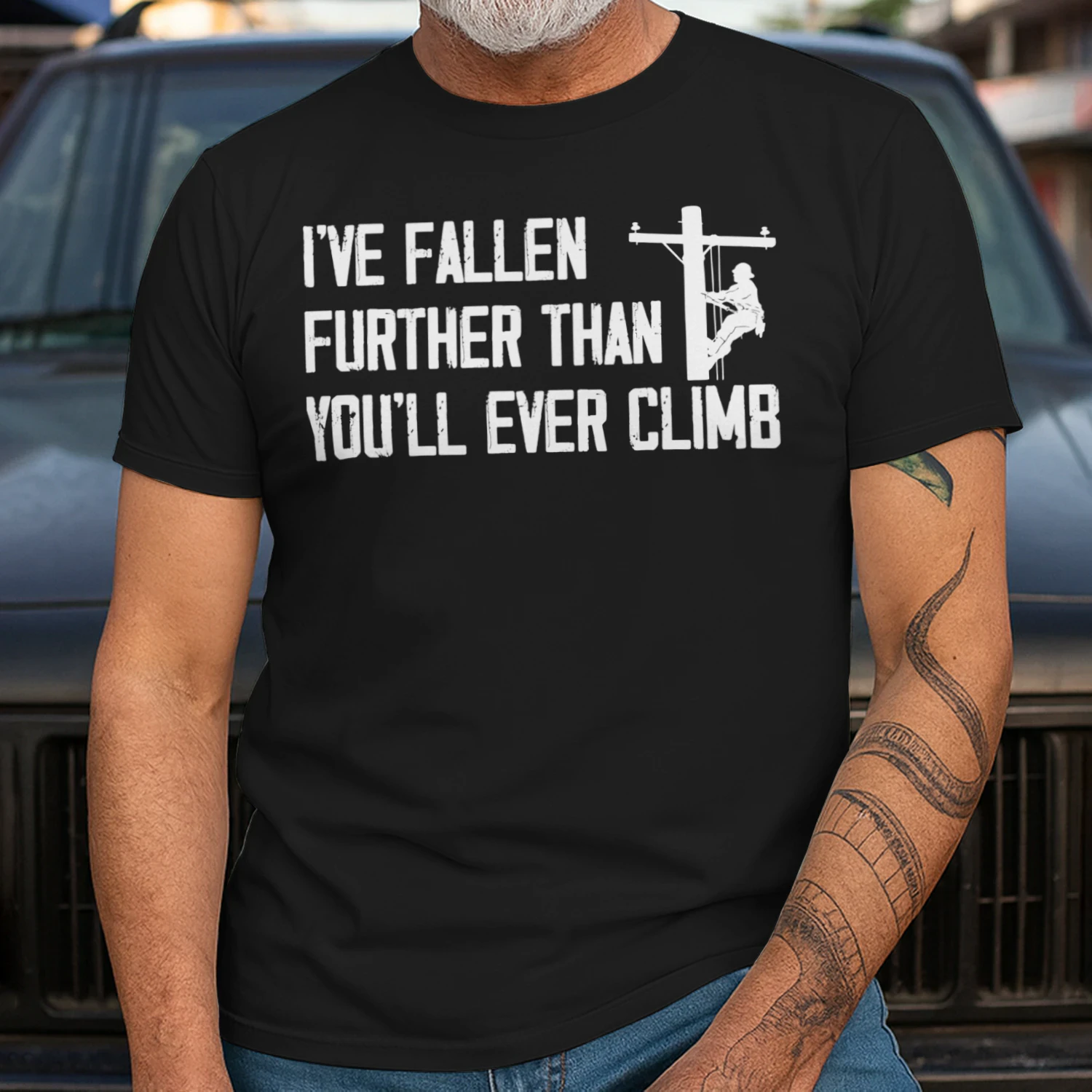 I've fallen further than you'll ever climb