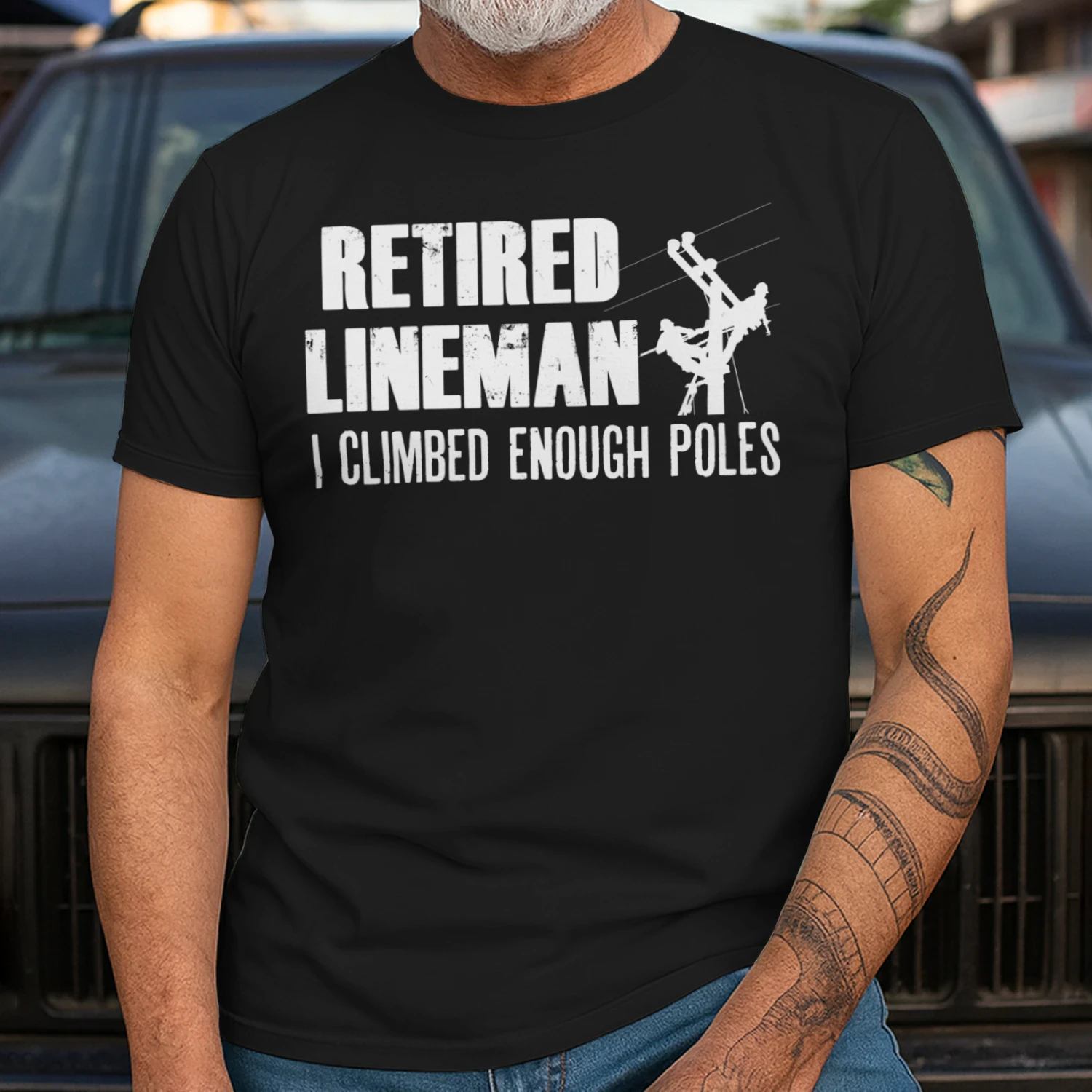 RETIRED LINEMAN - I Climbed Enough poles