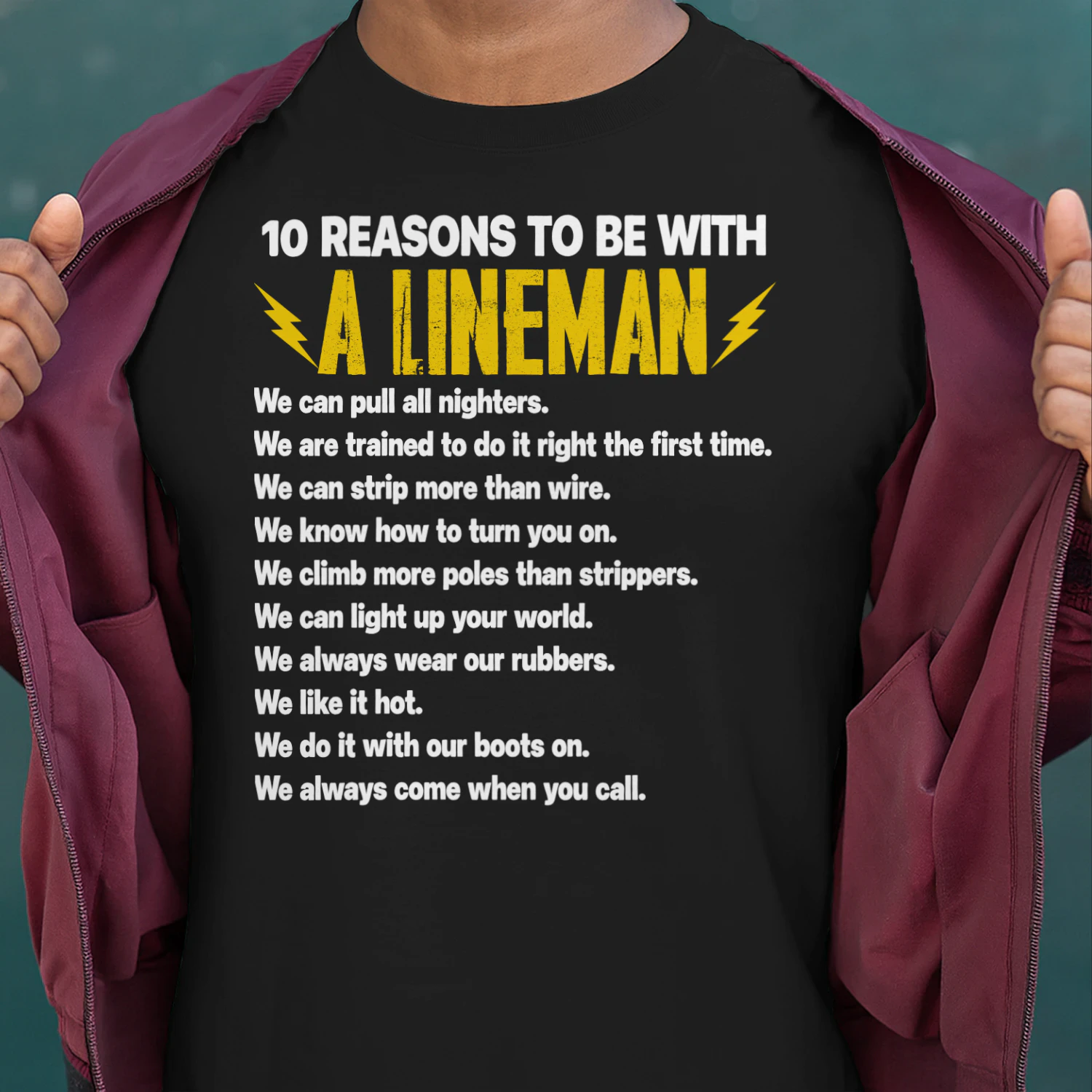 10 REASONS TO BE WITH LINEMAN