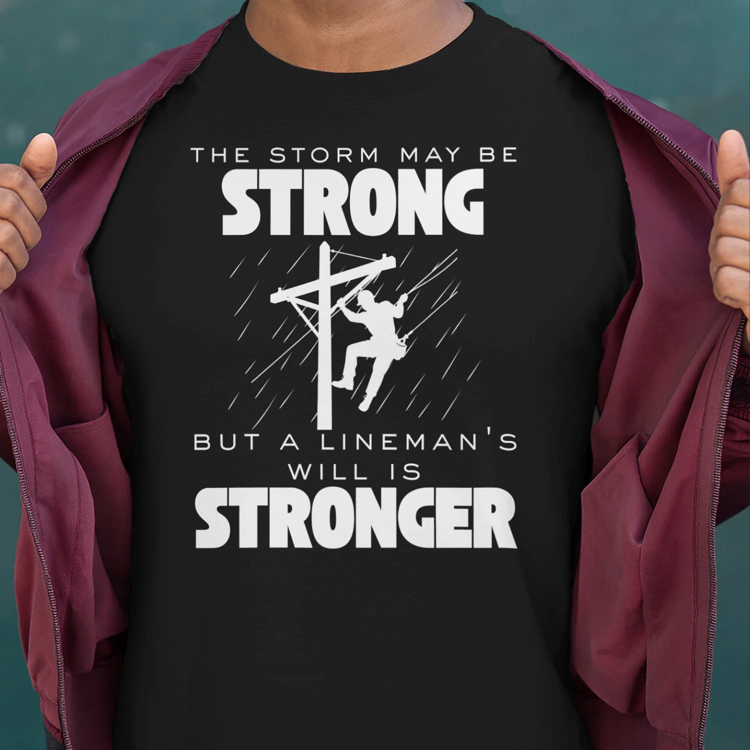 but a lineman's will is stronger