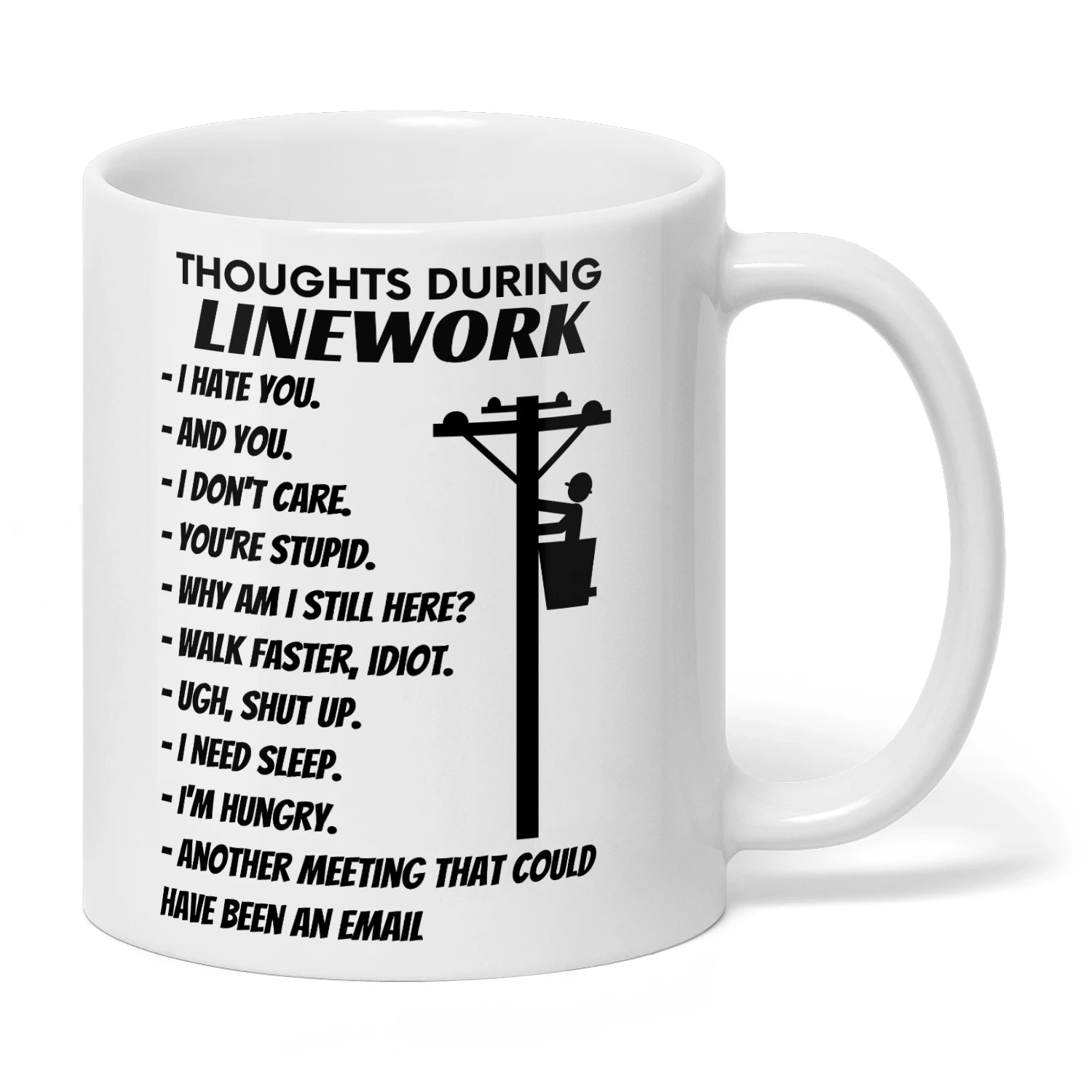 THOUGHTS DURING LINEWORK