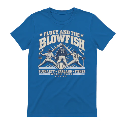 Fluey and the blowfish t-shirt