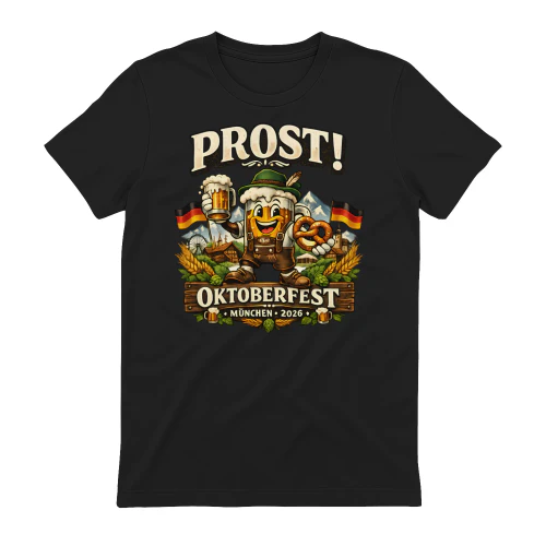Prost! Oktoberfest München 2026 Beer Lover T-Shirt