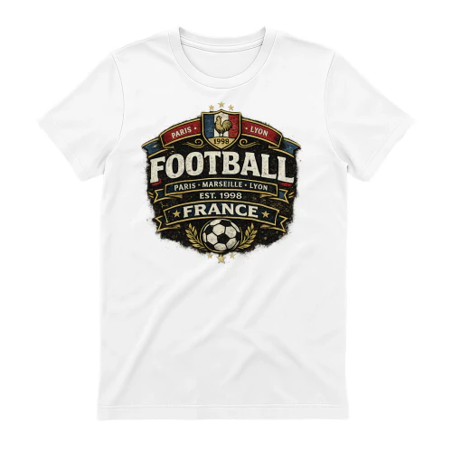 France Football Culture T-Shirt | Vintage France Soccer Shirt | French Football Heritage Tee | France Fan Gift | MMKTEES