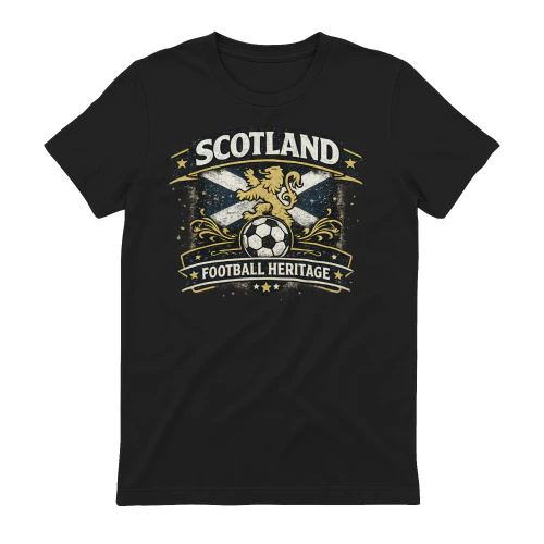 Scotland Football Heritage T-Shirt | Vintage Scotland Soccer Shirt | Scottish Football Fan Tee | Scotland Supporter Gift | MMKTEES