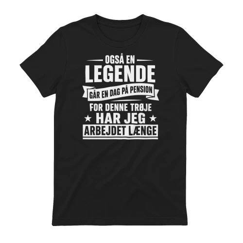 OGSÅ EN LEGENDE GÅR EN DAG PÅ PENSION