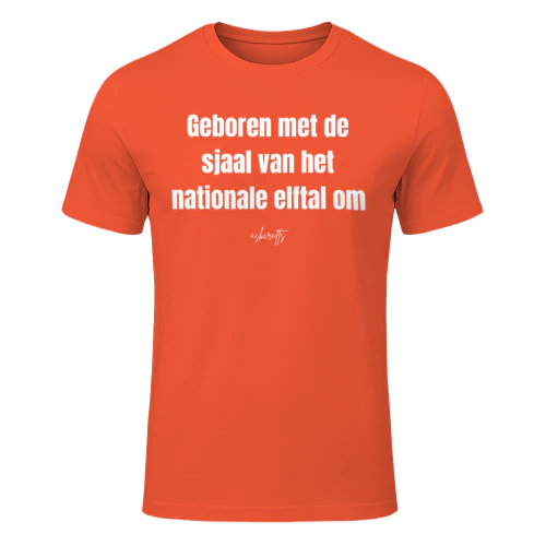 Geboren met de sjaal van het nationale elftal om