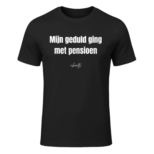 Mijn geduld ging met pensioen