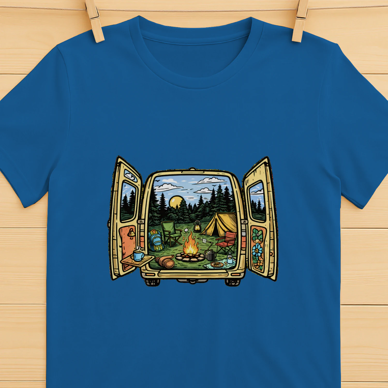 Keep it Simple - Vintage Camping T-shirt