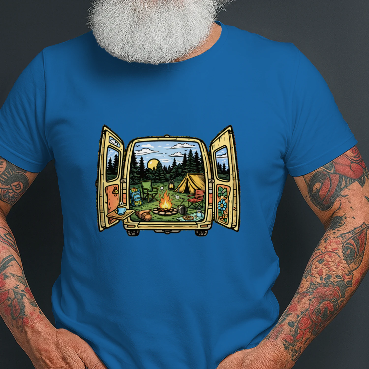 Keep it Simple - Vintage Camping T-shirt