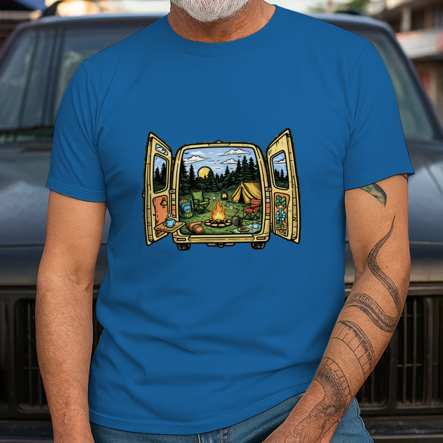 Keep it Simple - Vintage Camping T-shirt