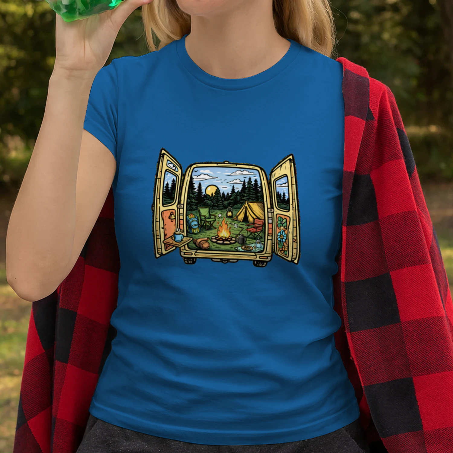 Keep it Simple - Vintage Camping T-shirt