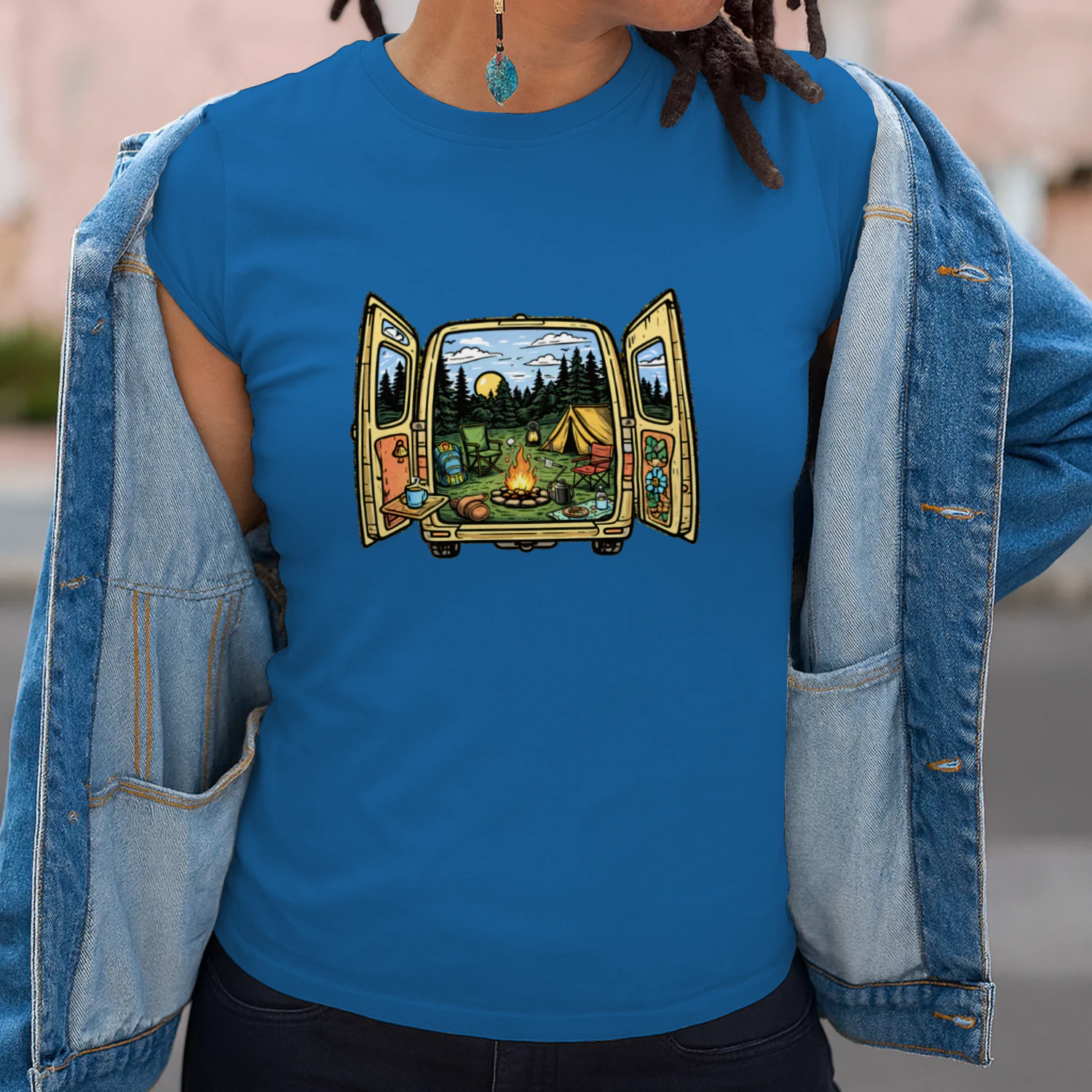 Keep it Simple - Vintage Camping T-shirt